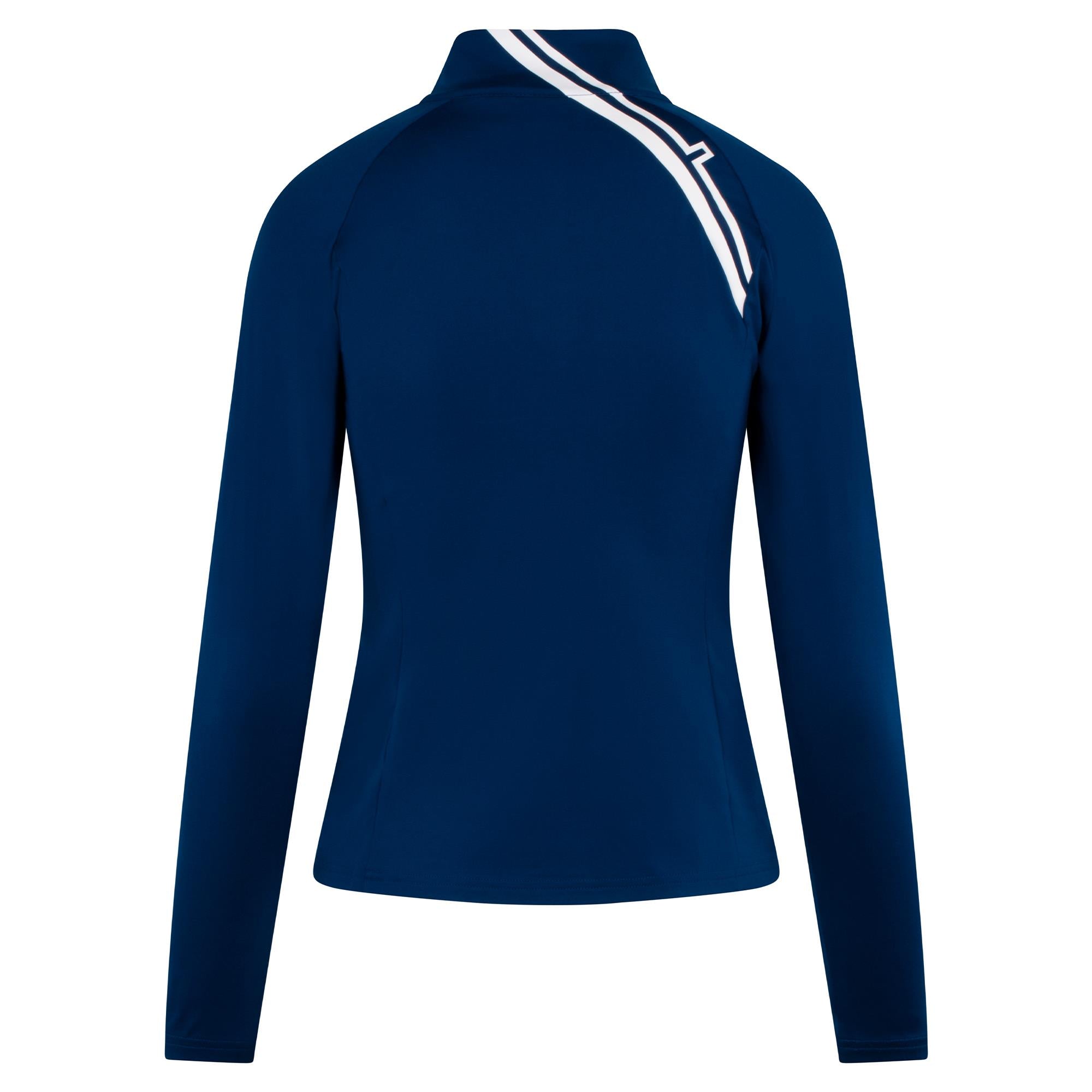 J Lindeberg Nadu Quarter Zip Ladies Golf Mid Layer Estate Blue