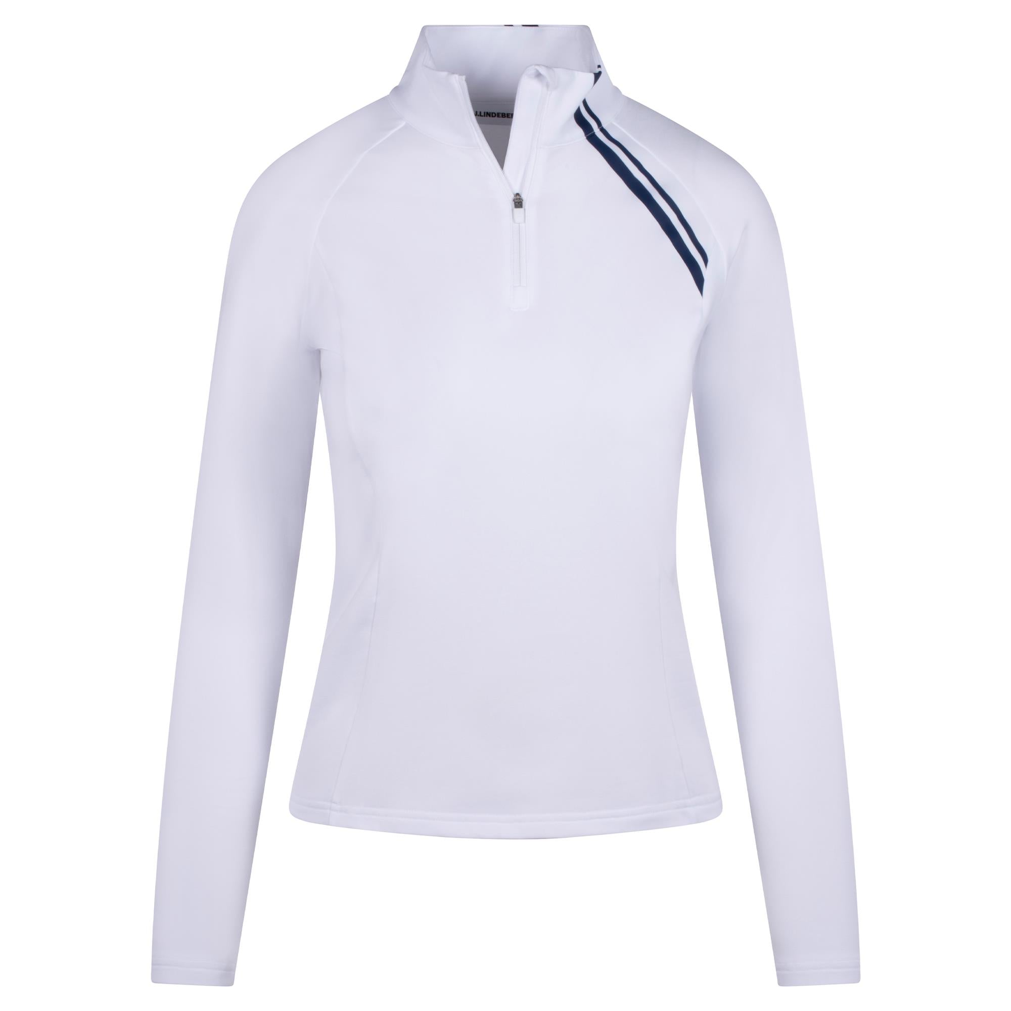 J Lindeberg Nadu Quarter Zip Ladies Golf Mid Layer White