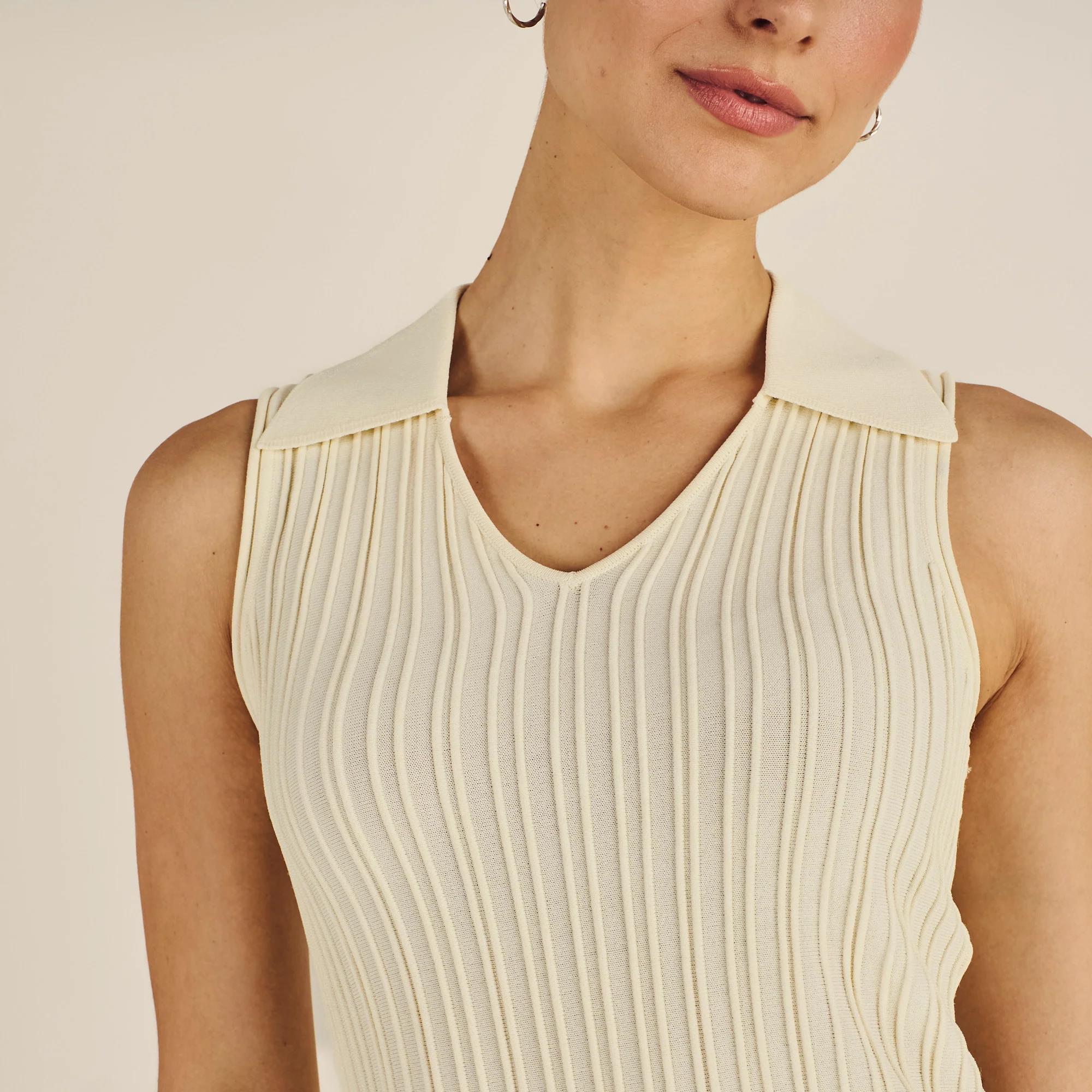 Malbon Golf Selena Ladies Golf Dress Cream
