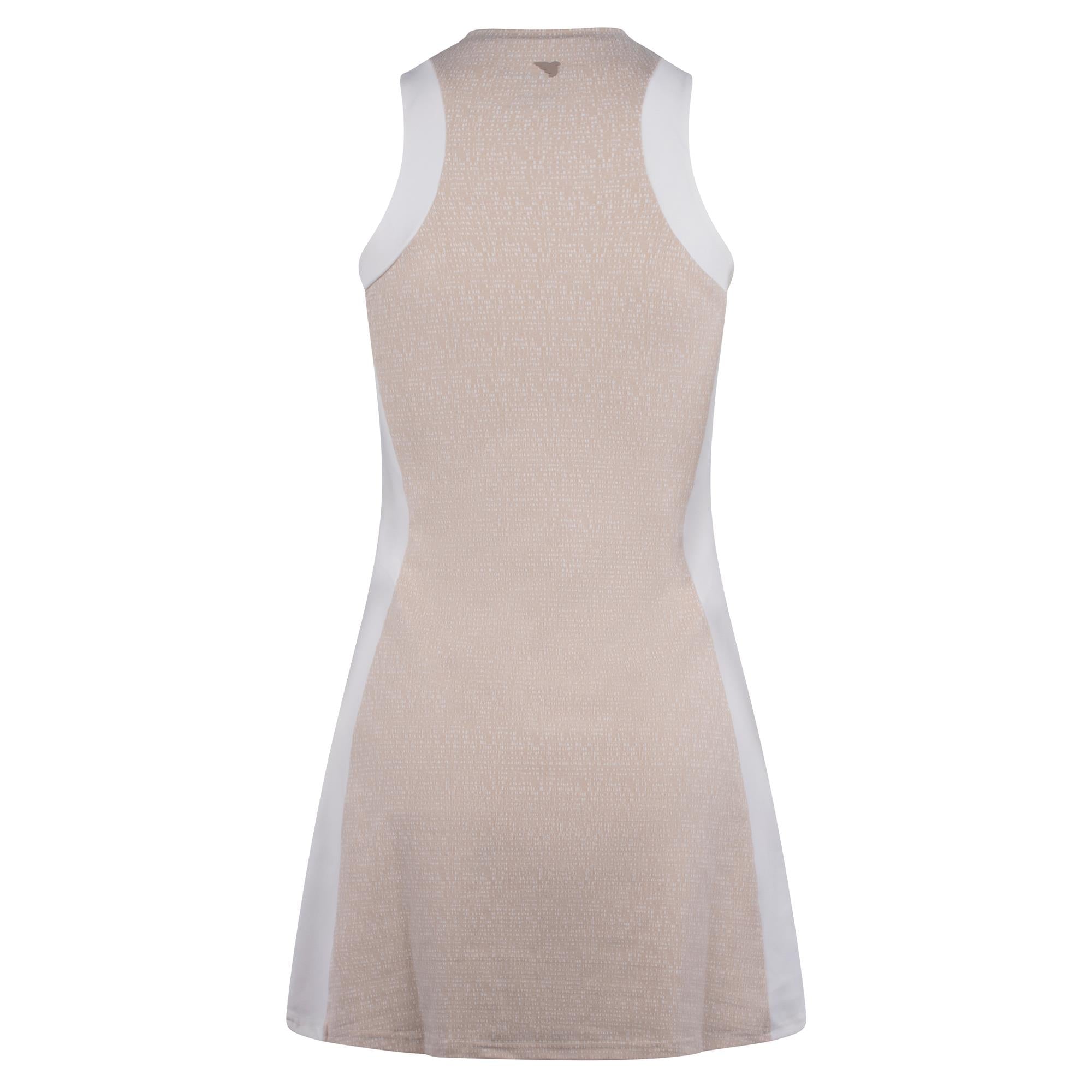 Macade Golf Inez Ladies Sleeveless Golf Dress Sand Breeze