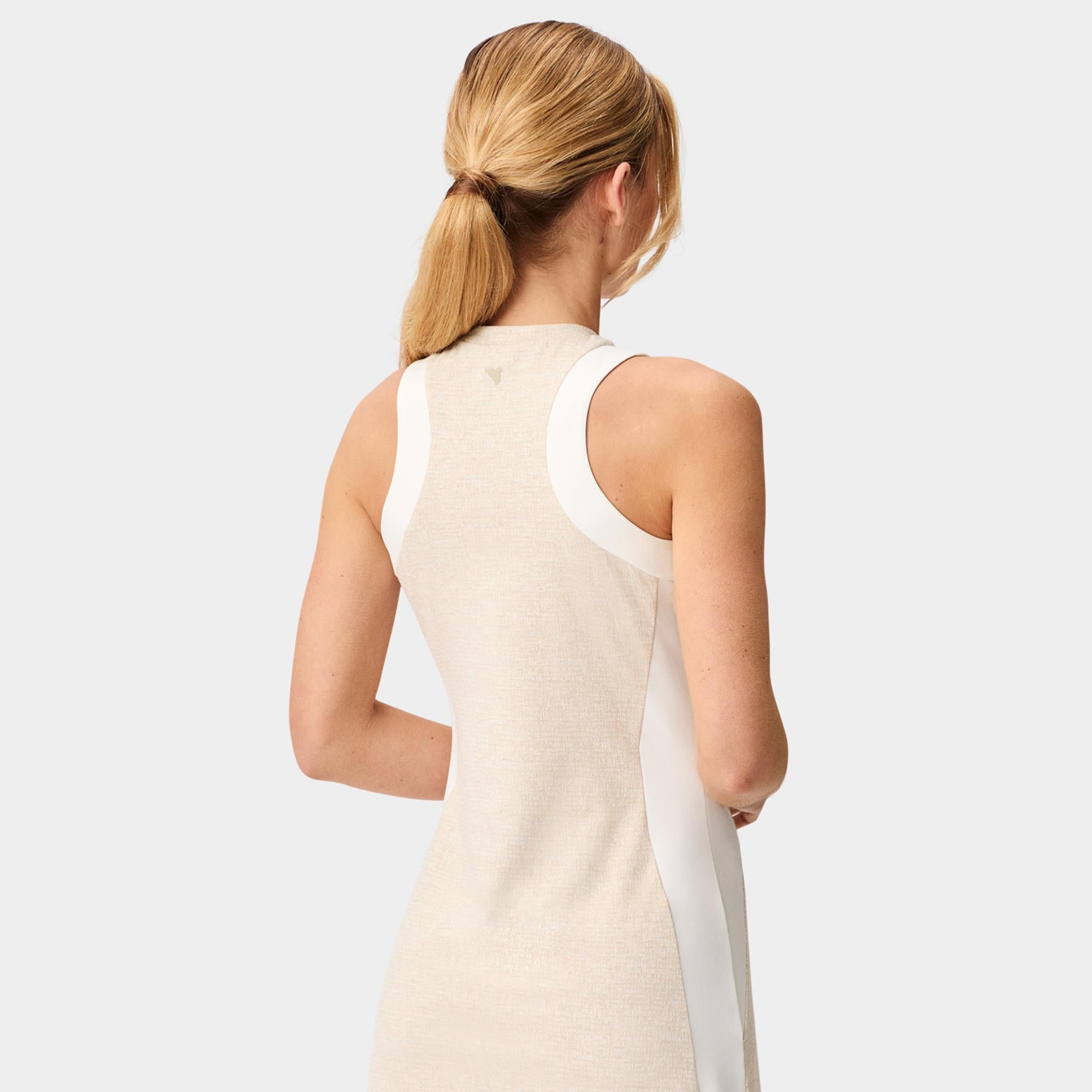 Macade Golf Inez Ladies Sleeveless Golf Dress Sand Breeze
