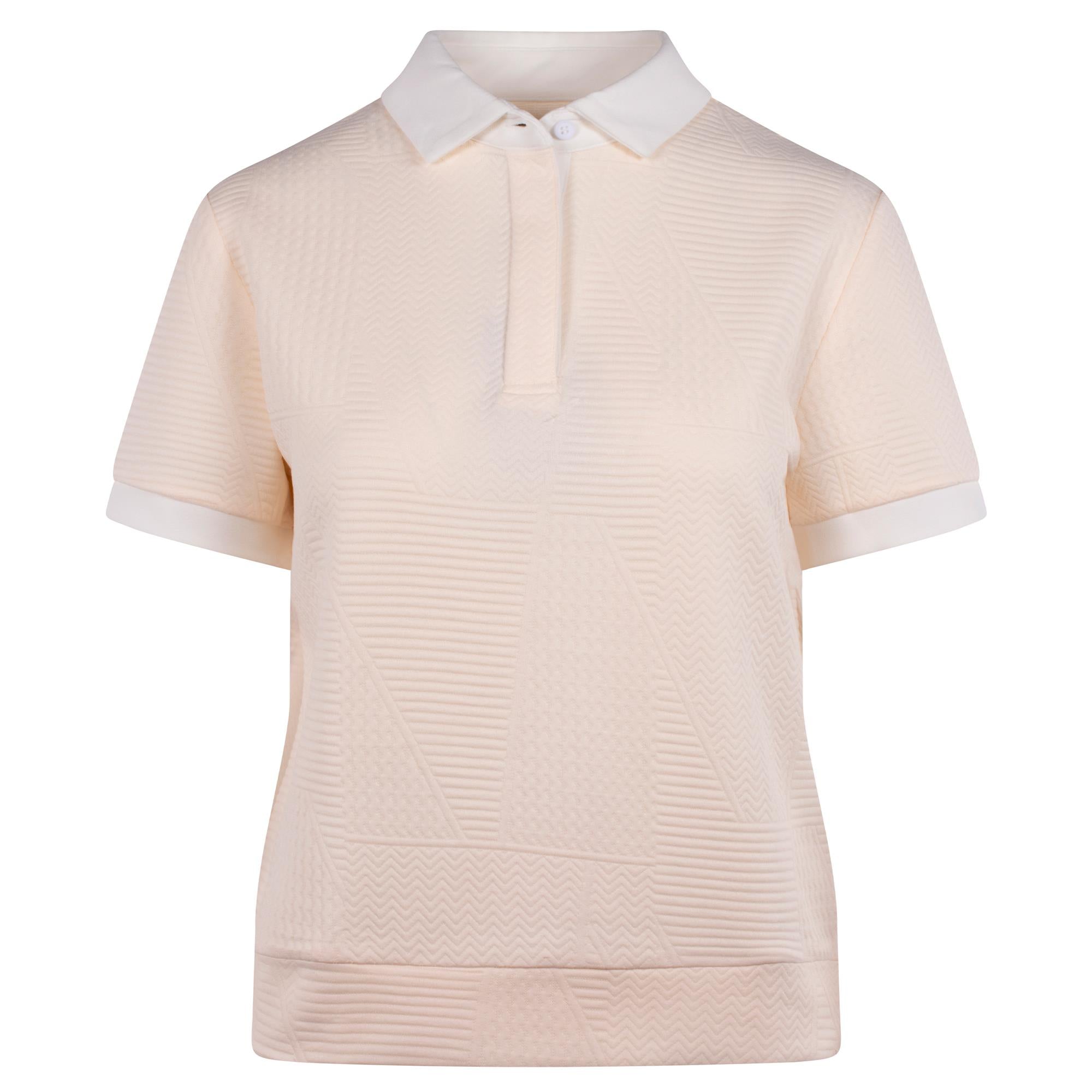 Macade Golf TX Course Ladies Golf Polo Sand