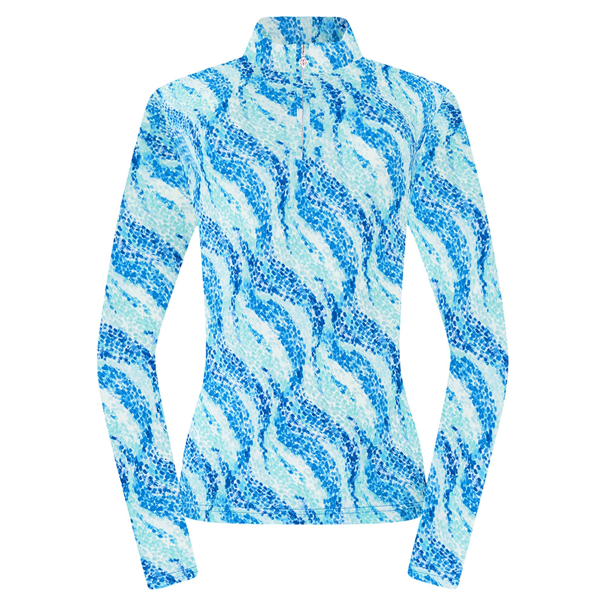 Pure Golf Serenity Ladies Golf Mid Layer Marine Mosaic