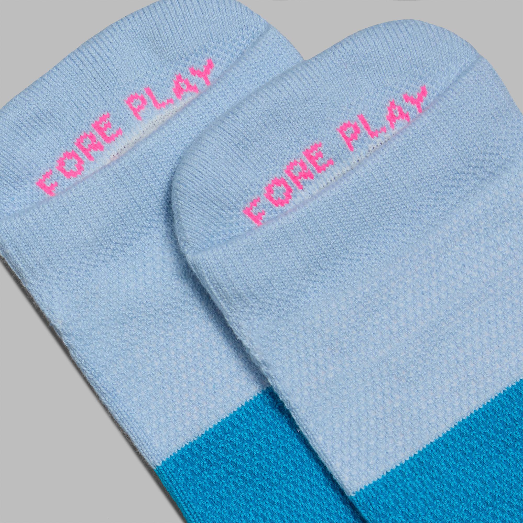 G/FORE Two Tone Fore Play Ladies Ankle Socks Baja/Venetian