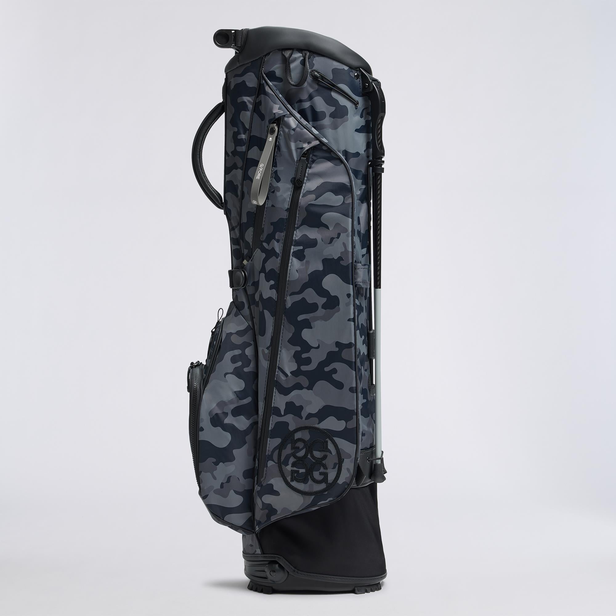 G/FORE Lightweight Camo Parachute Golf Bag Onyx