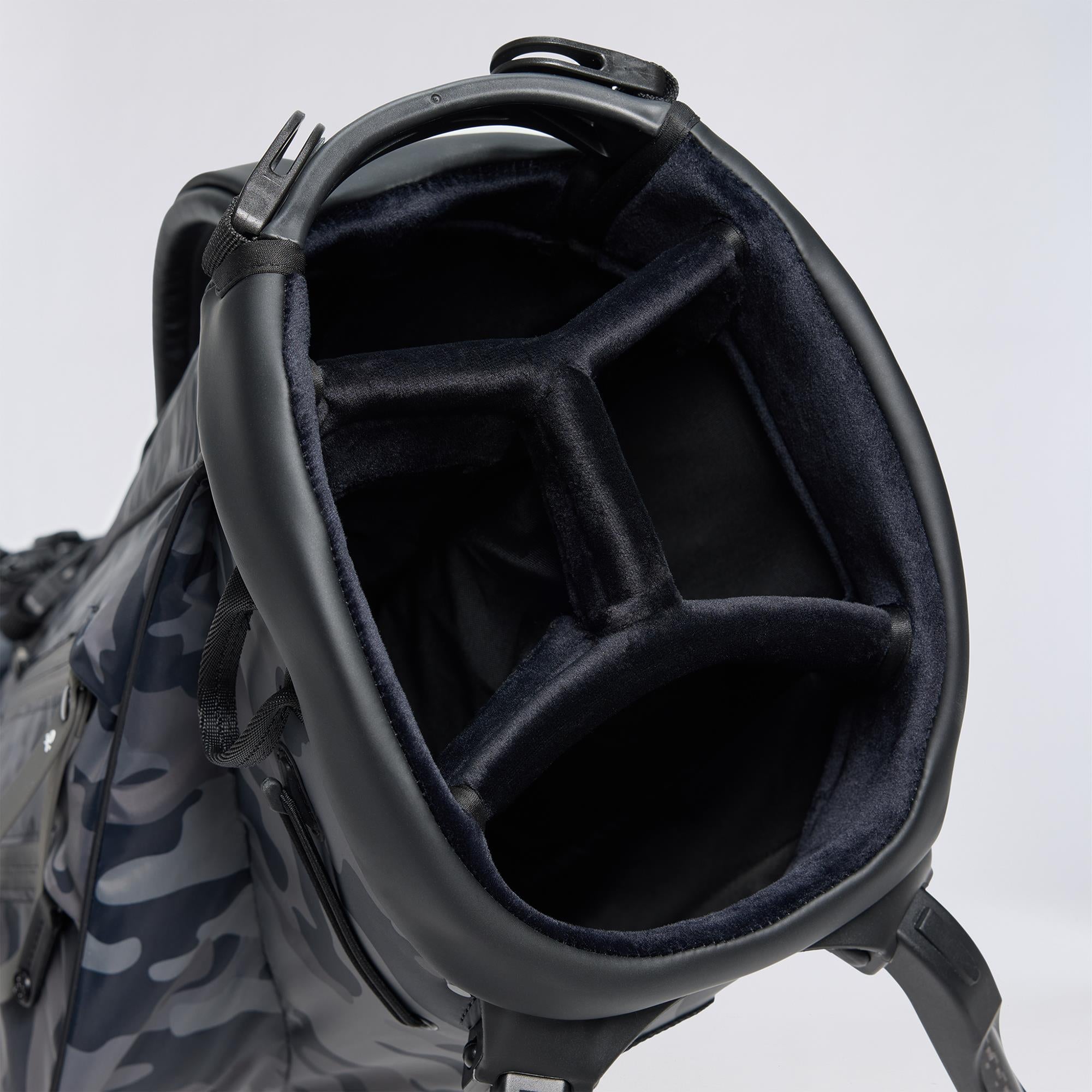 G/FORE Lightweight Camo Parachute Golf Bag Onyx