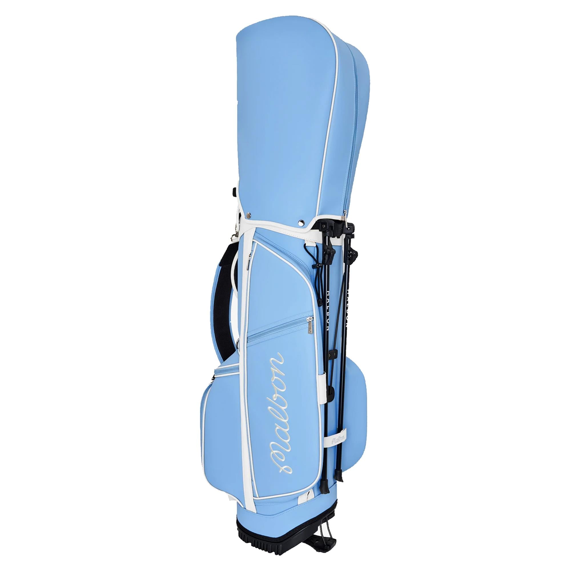 Malbon Icons Ladies Cart Golf Bag Light Blue
