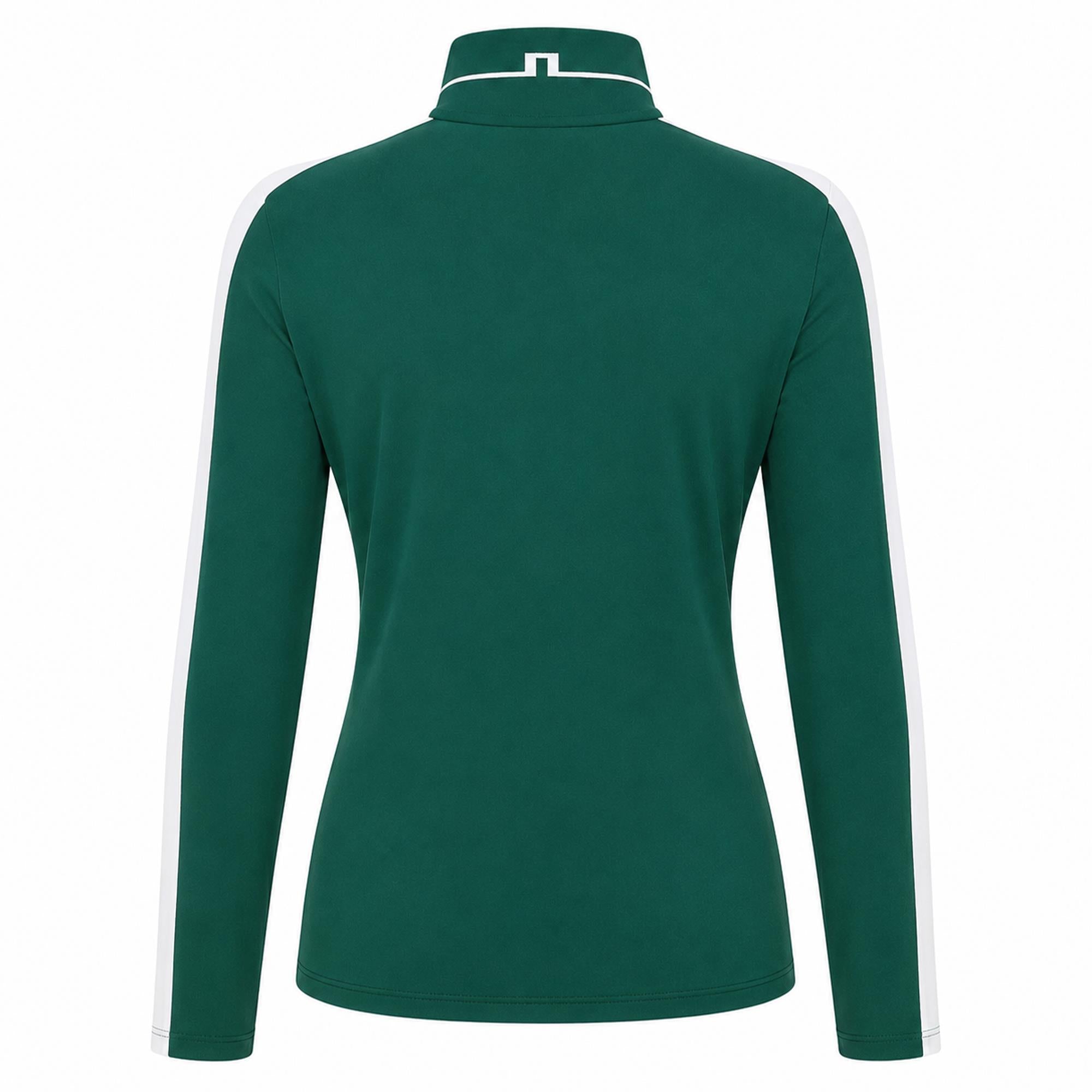 J Lindeberg Hertta Ladies Long Sleeve Polo Shirt Forest Biome