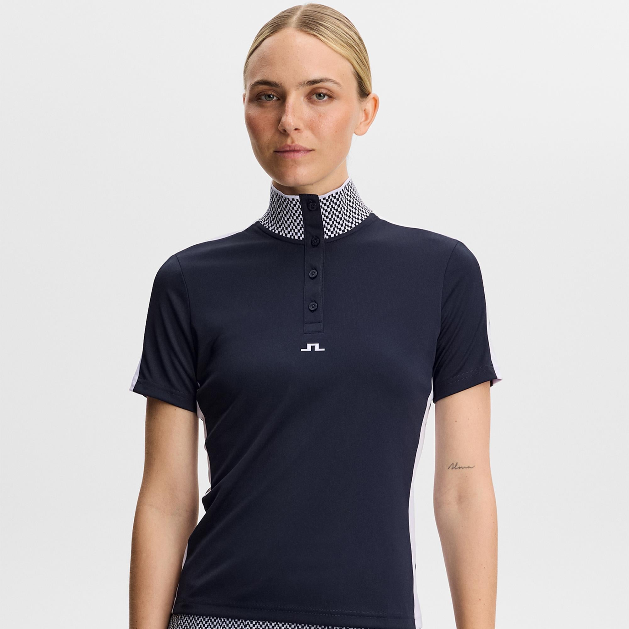 J Lindeberg Pip Ladies Golf Polo Shirt Navy
