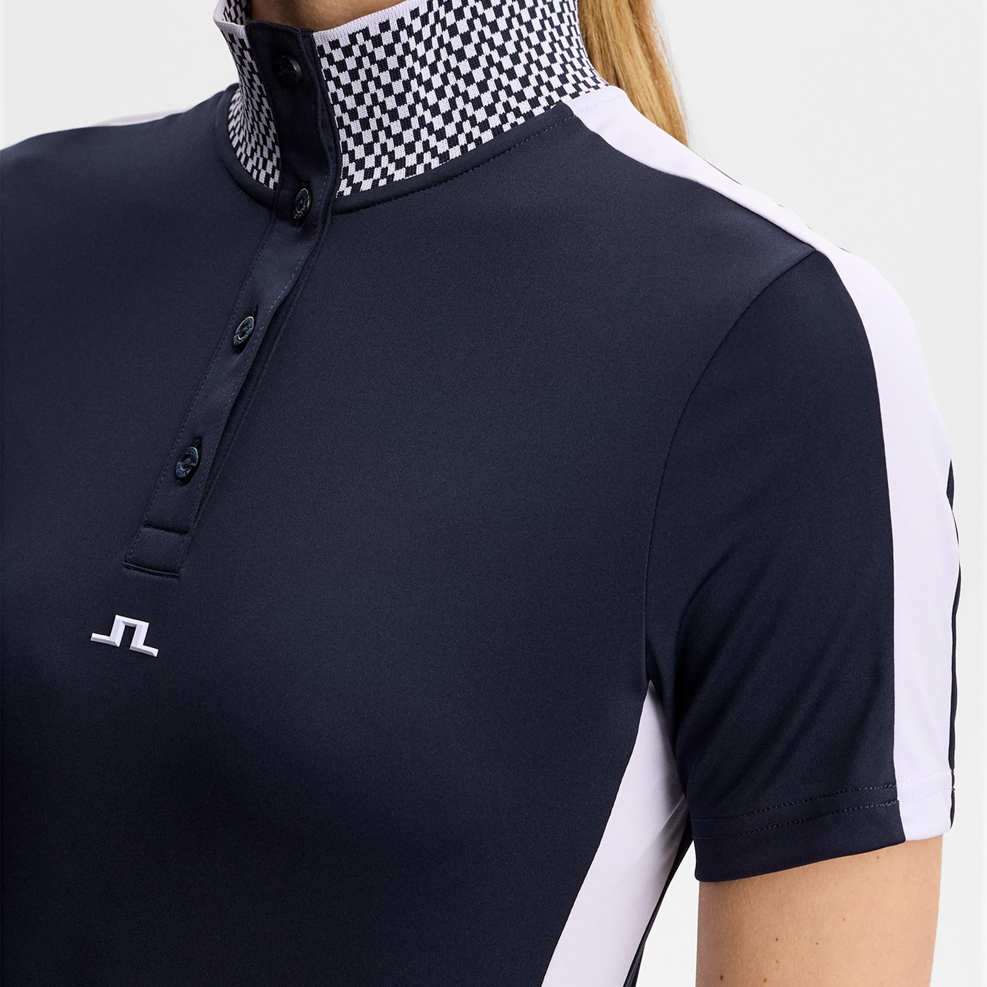 J Lindeberg Pip Ladies Golf Polo Shirt Navy