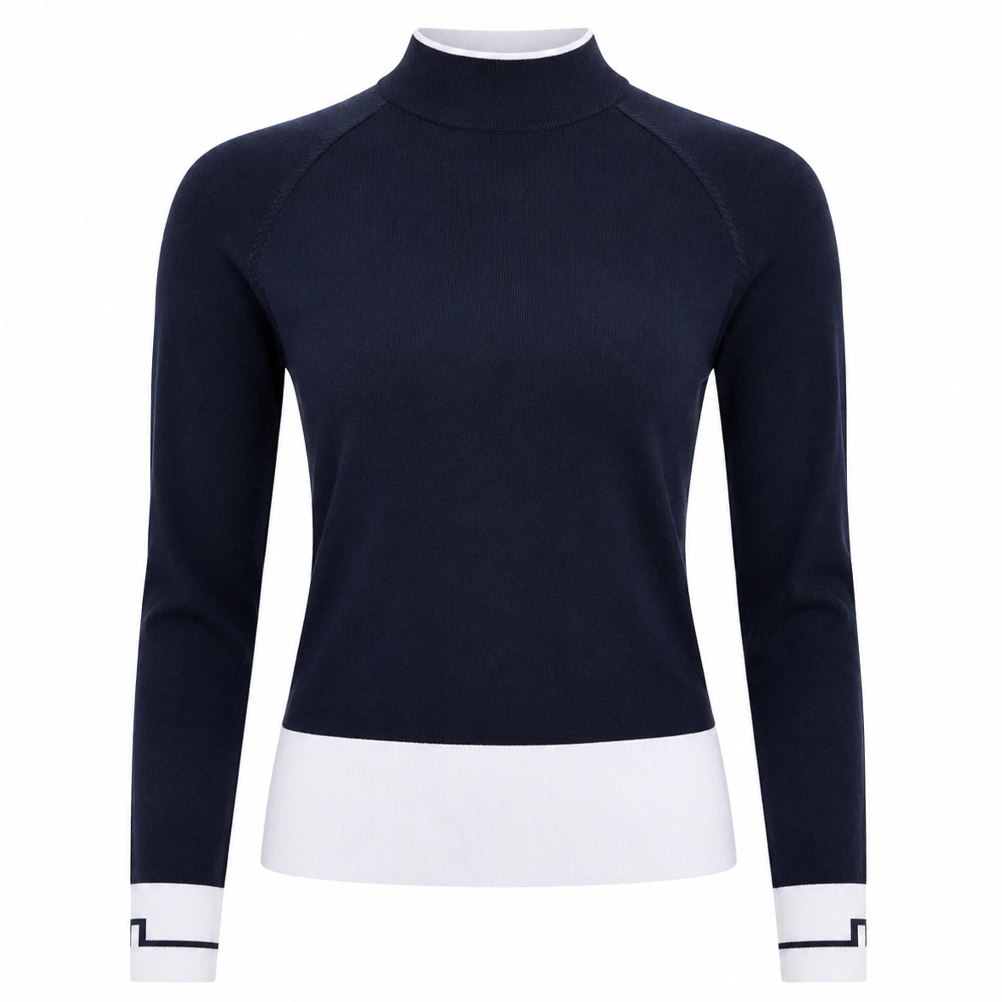 J Lindeberg Zoe Knitted Ladies Golf Sweater Navy