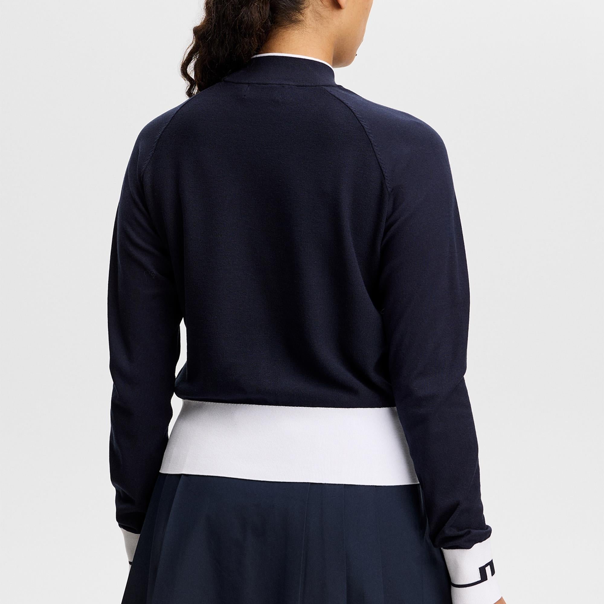 J Lindeberg Zoe Knitted Ladies Golf Sweater Navy