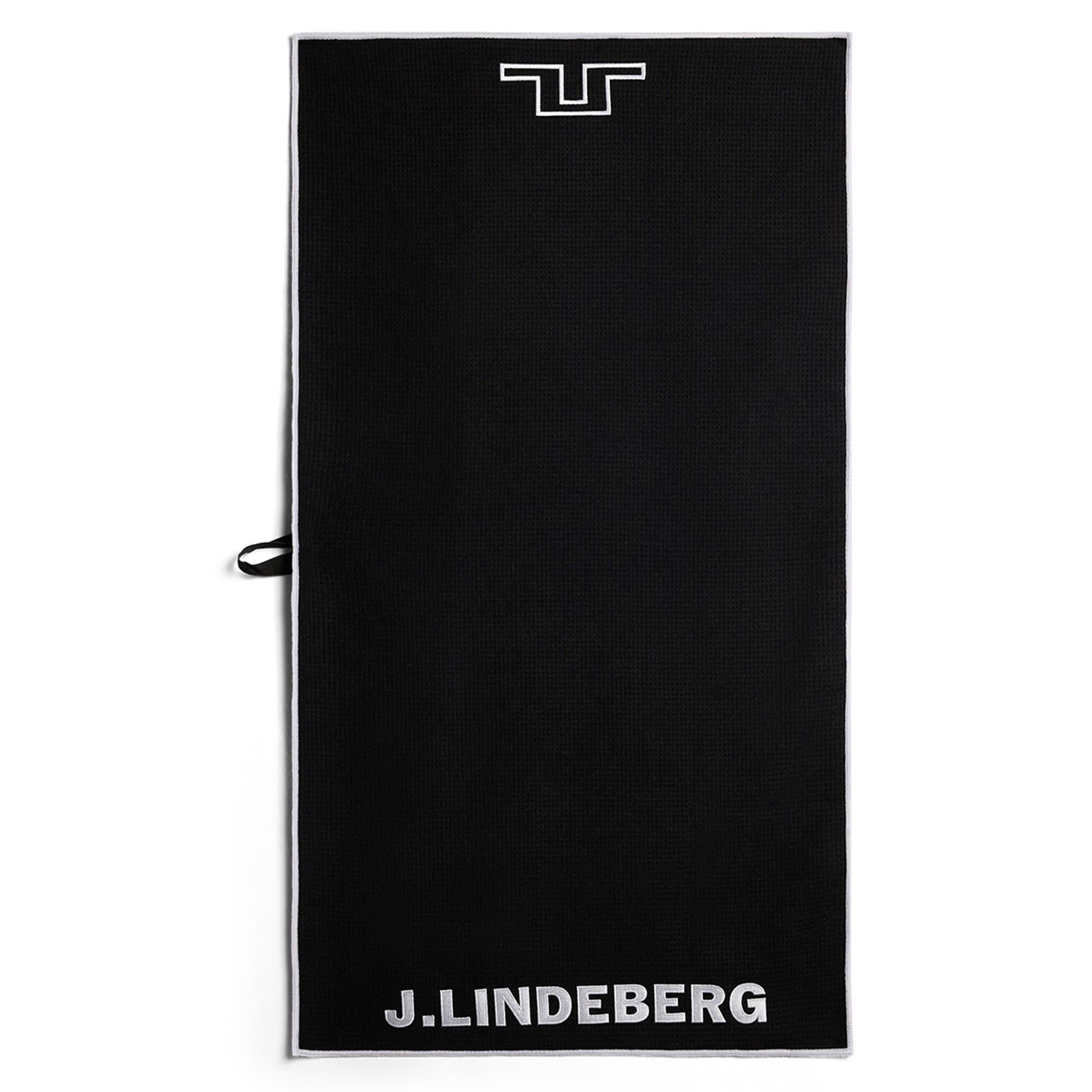 J Lindeberg Tour Golf Towel Black