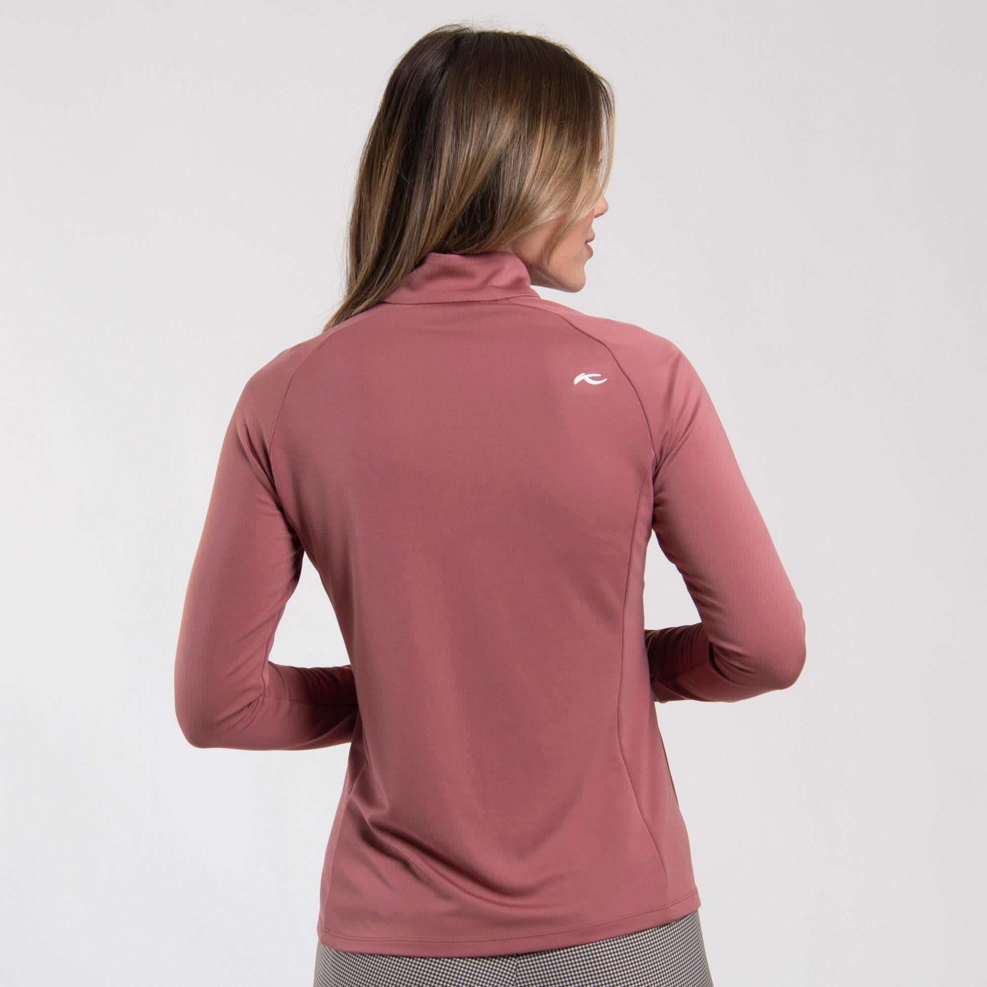 KJUS Berit Half Zip Ladies Golf Mid Layer Sedona