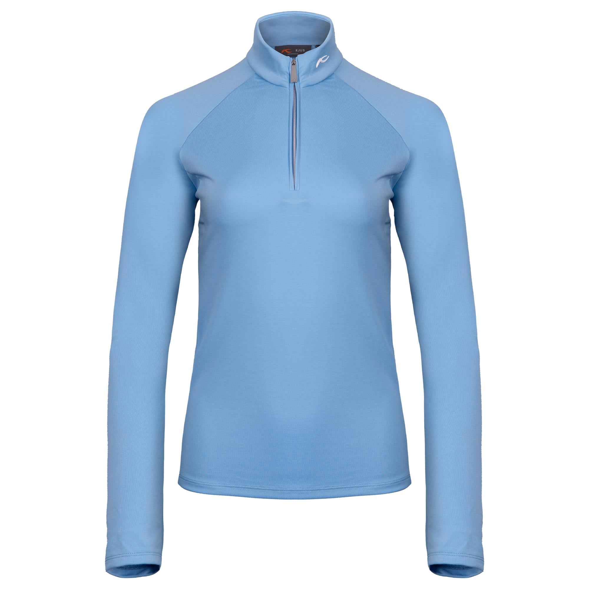 KJUS Berit Half Zip Ladies Golf Mid Layer Vapour Blue