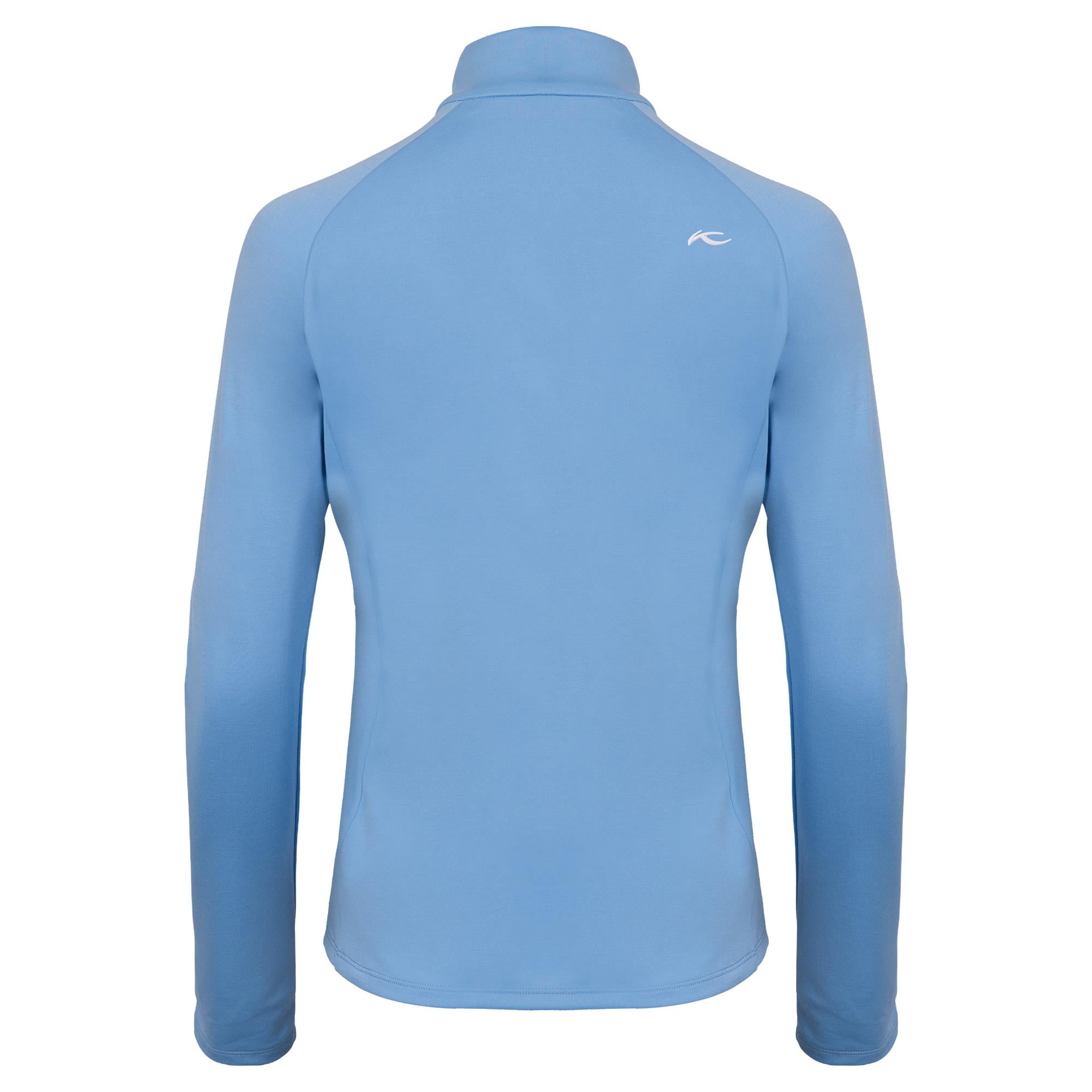 KJUS Berit Half Zip Ladies Golf Mid Layer Vapour Blue