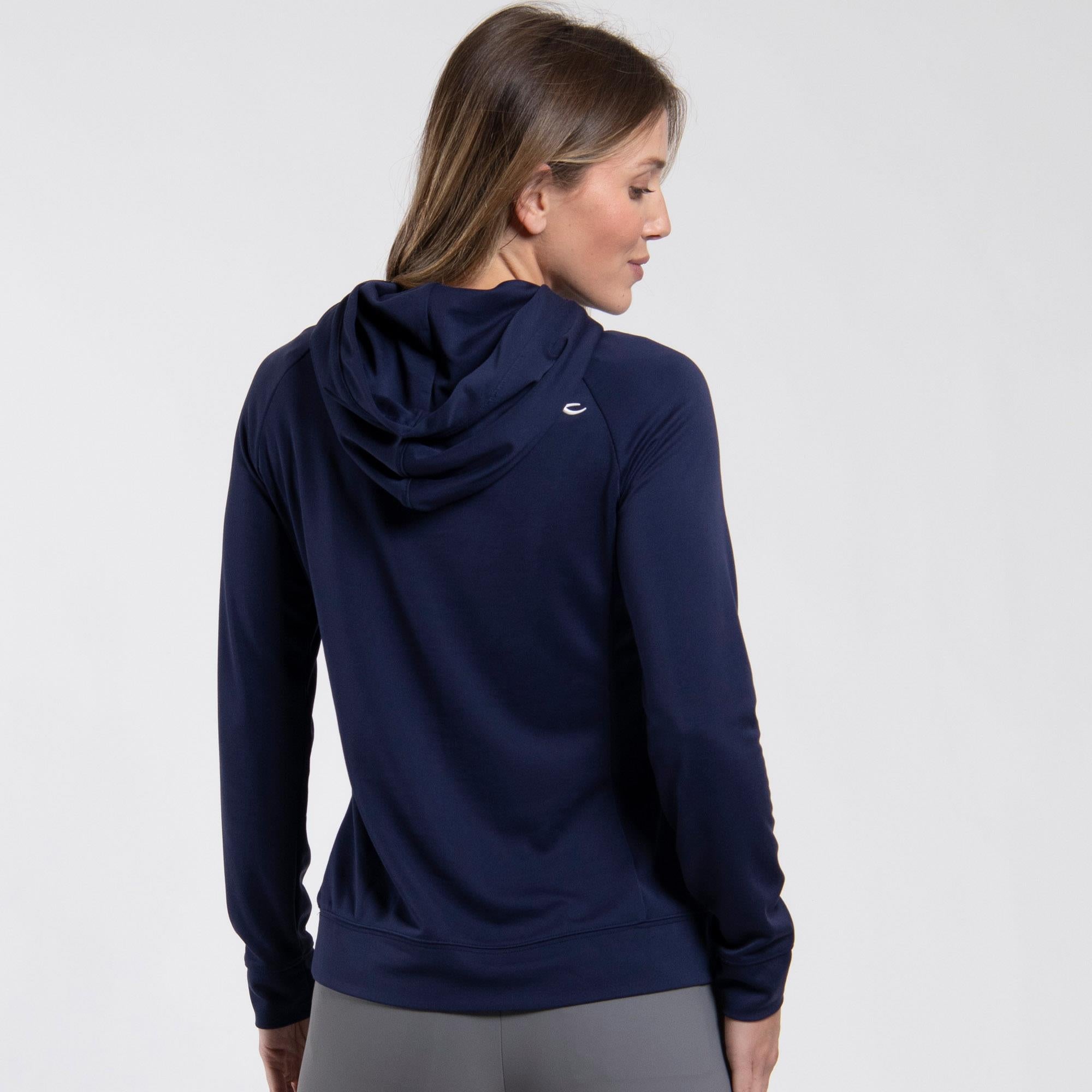 KJUS Berit Ladies Soft Hoodie Atlanta Blue