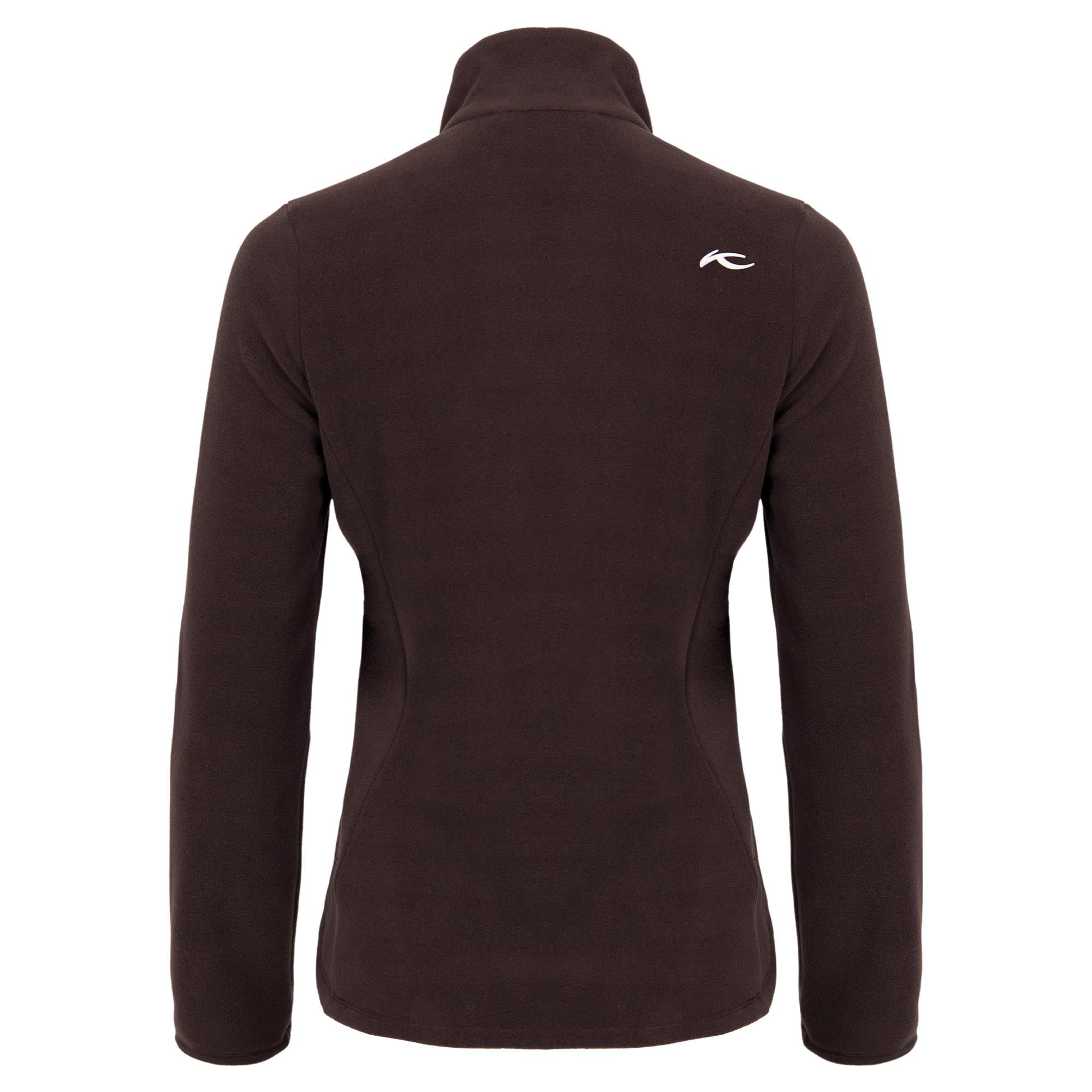 KJUS Lucerne Italian Fleece Ladies Golf Jacket Vapor Espresso/Black