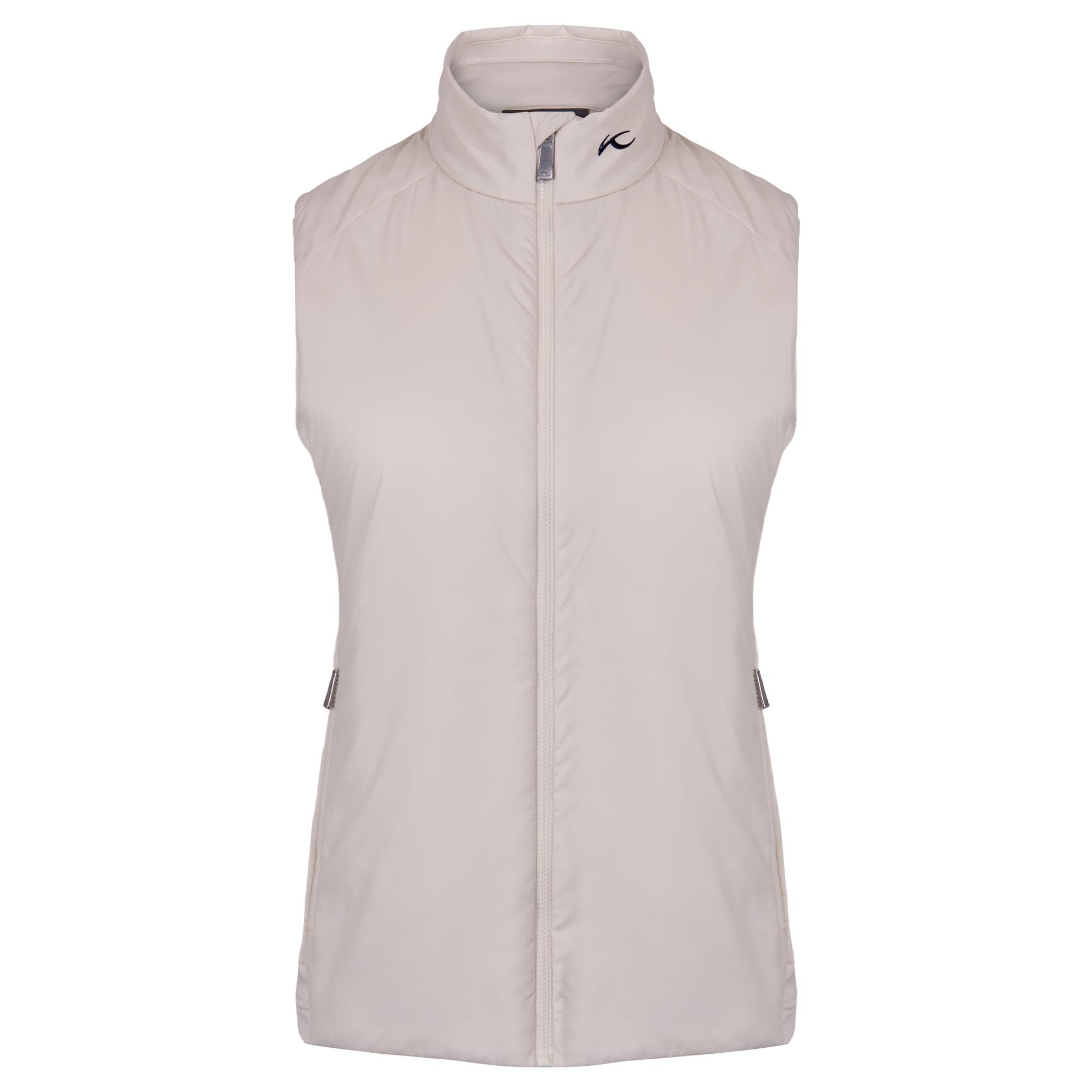KJUS Radiation Ladies Insulated Windproof Golf Vest Alabaster