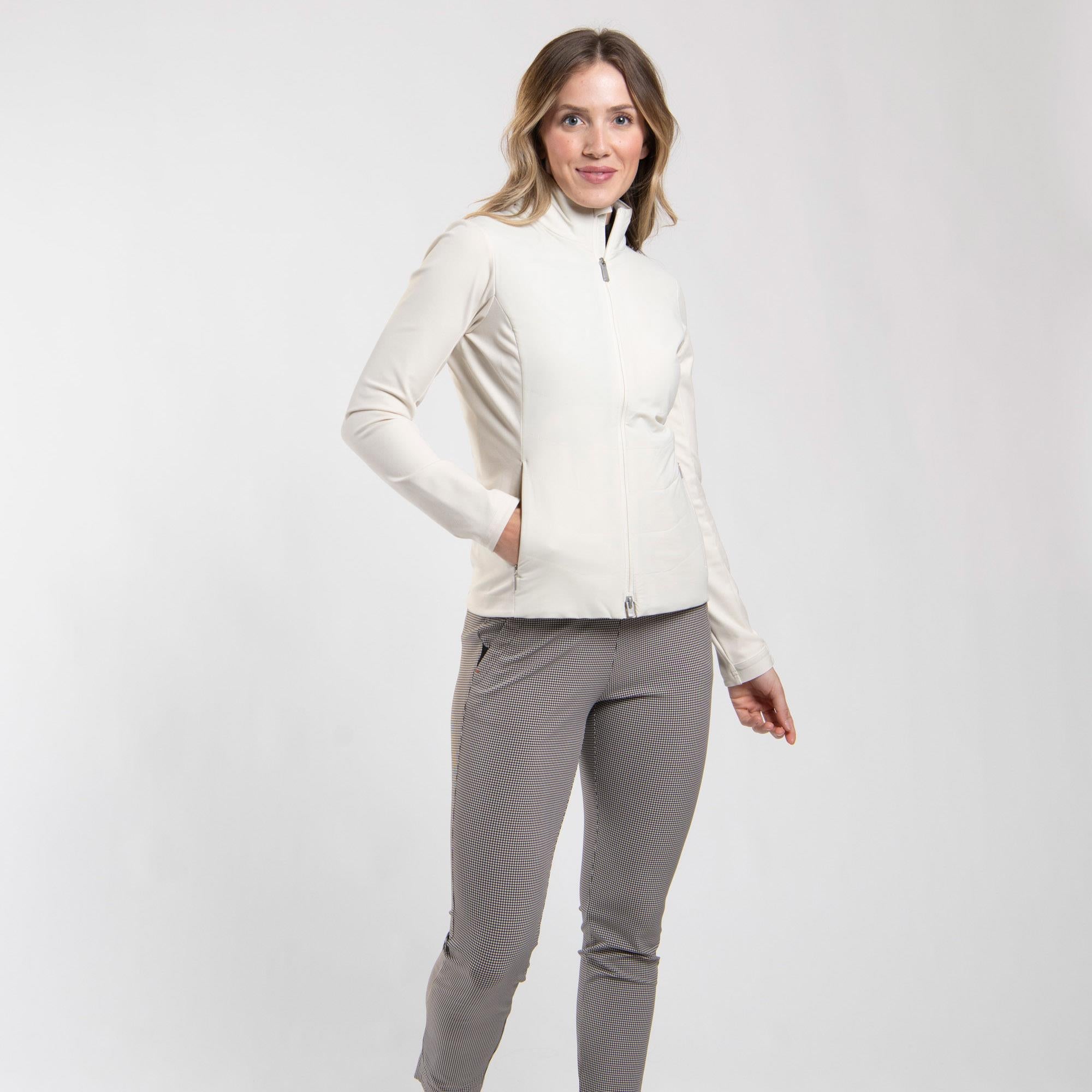 KJUS Reach Ladies Insulated Golf Jacket Alabaster