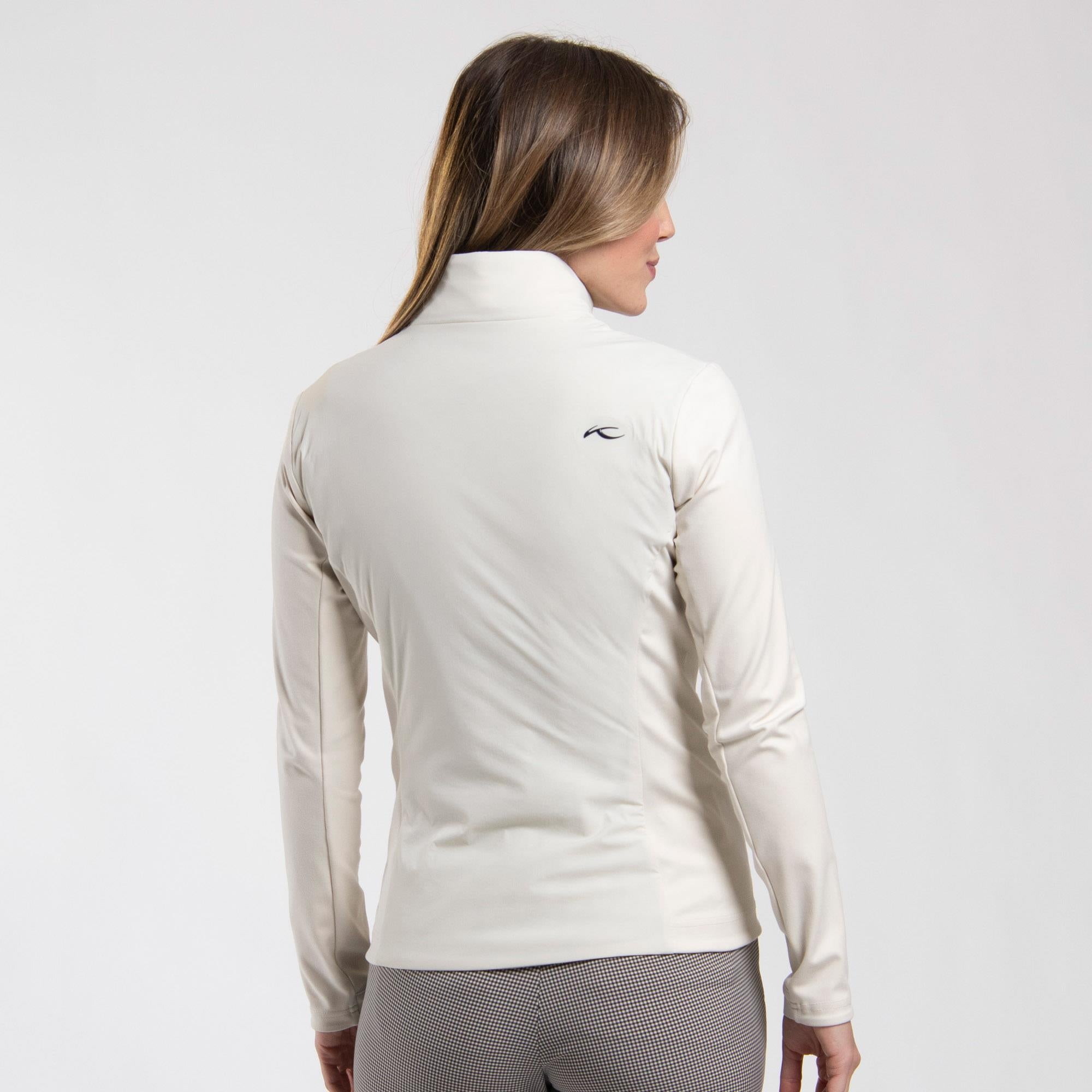 KJUS Reach Ladies Insulated Golf Jacket Alabaster