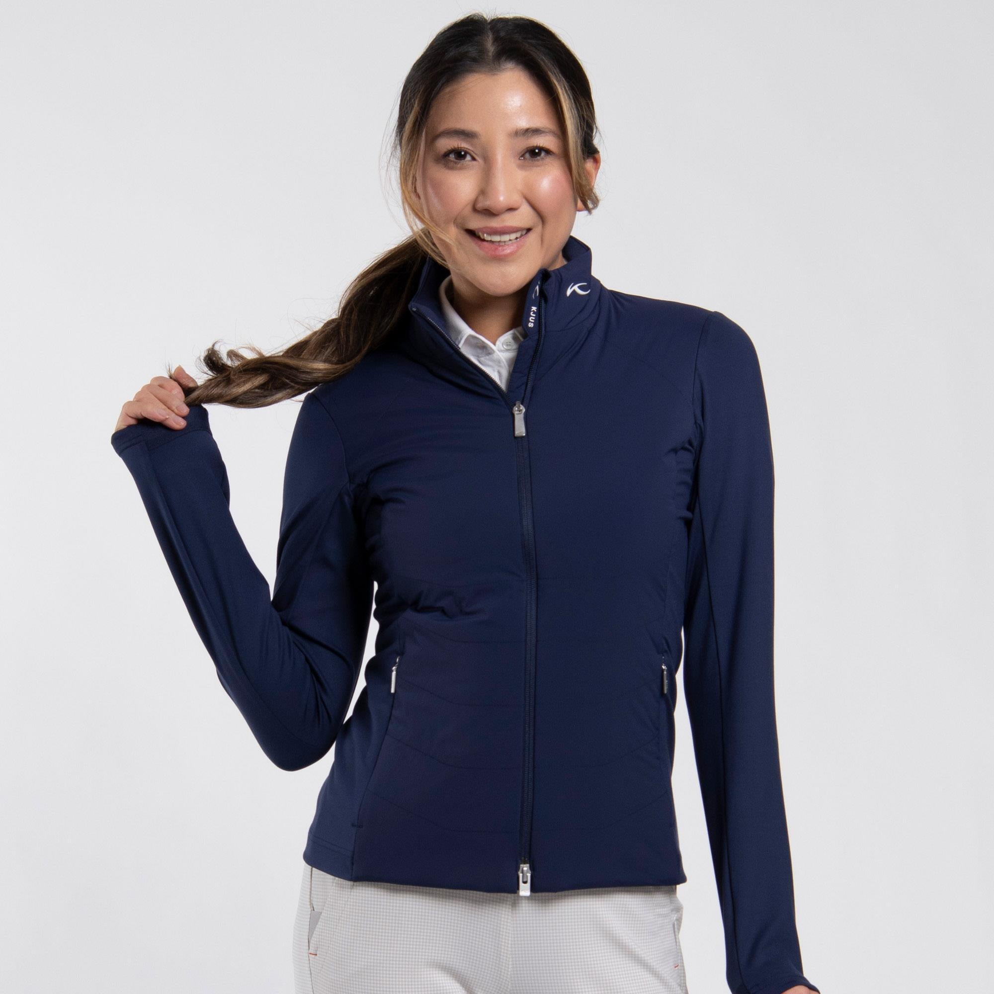KJUS Reach Ladies Insulated Golf Jacket Atlanta Blue
