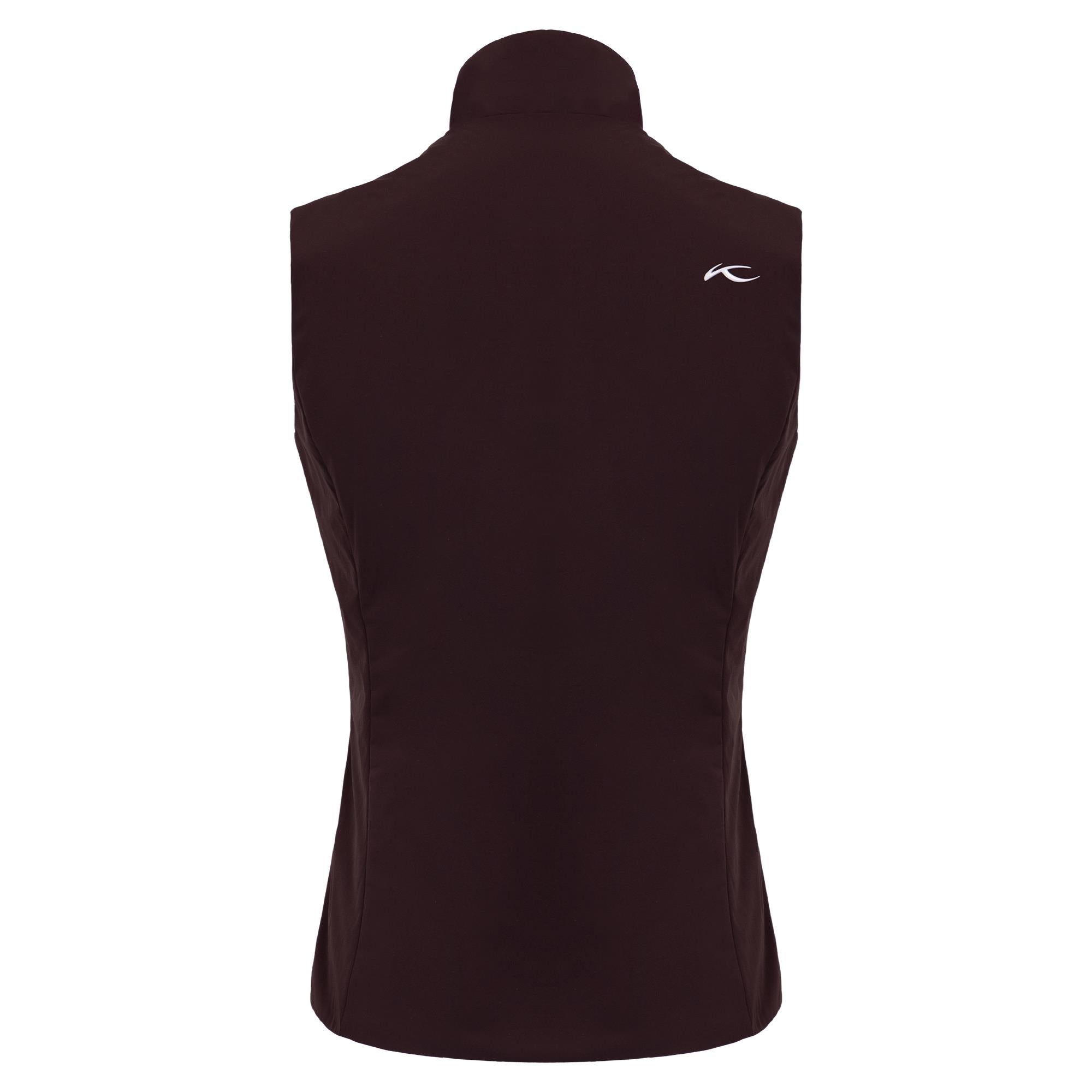 KJUS Rounds Ladies Insulated Windproof Golf Vest Espresso