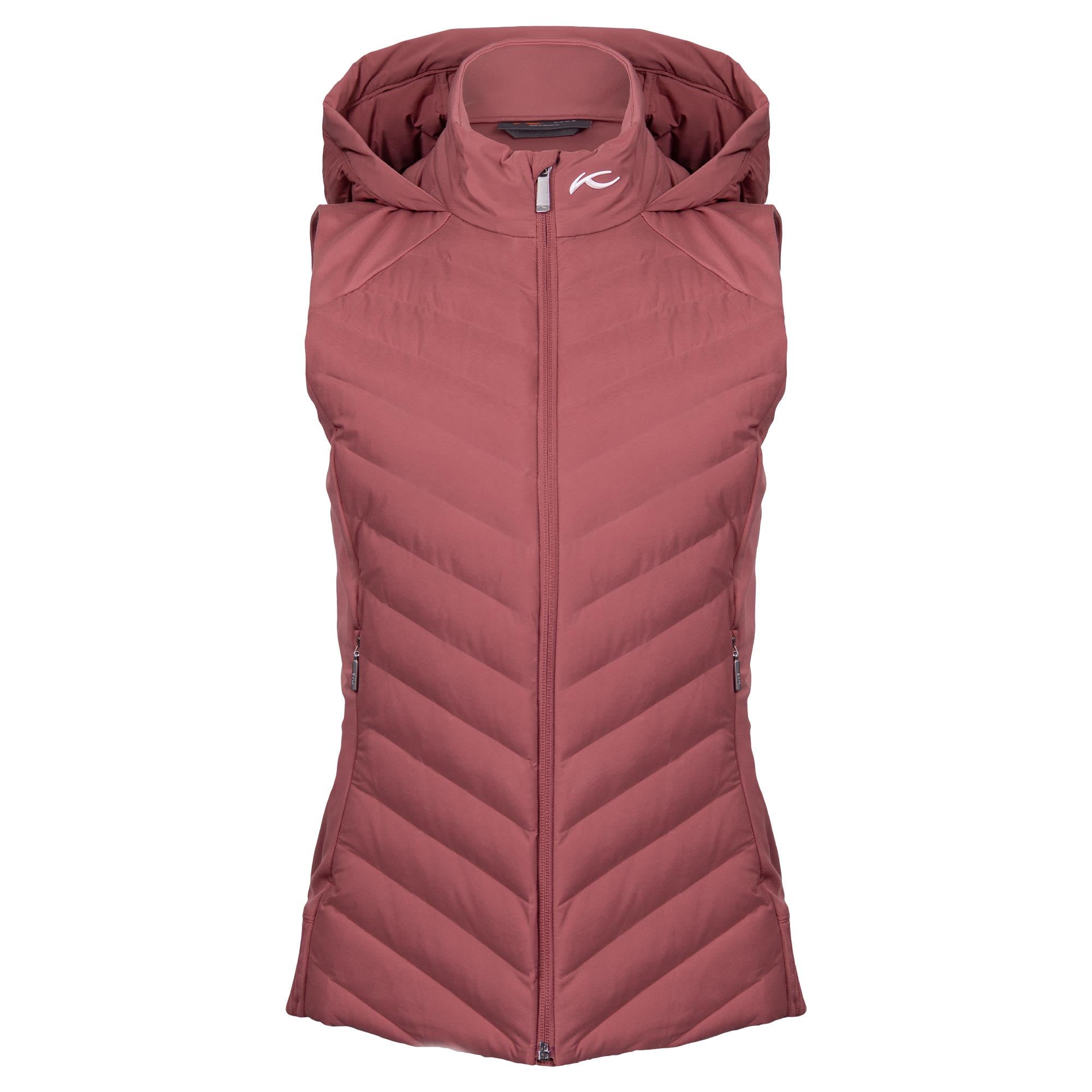 KJUS Sundance Padded Hooded Vest Sedona