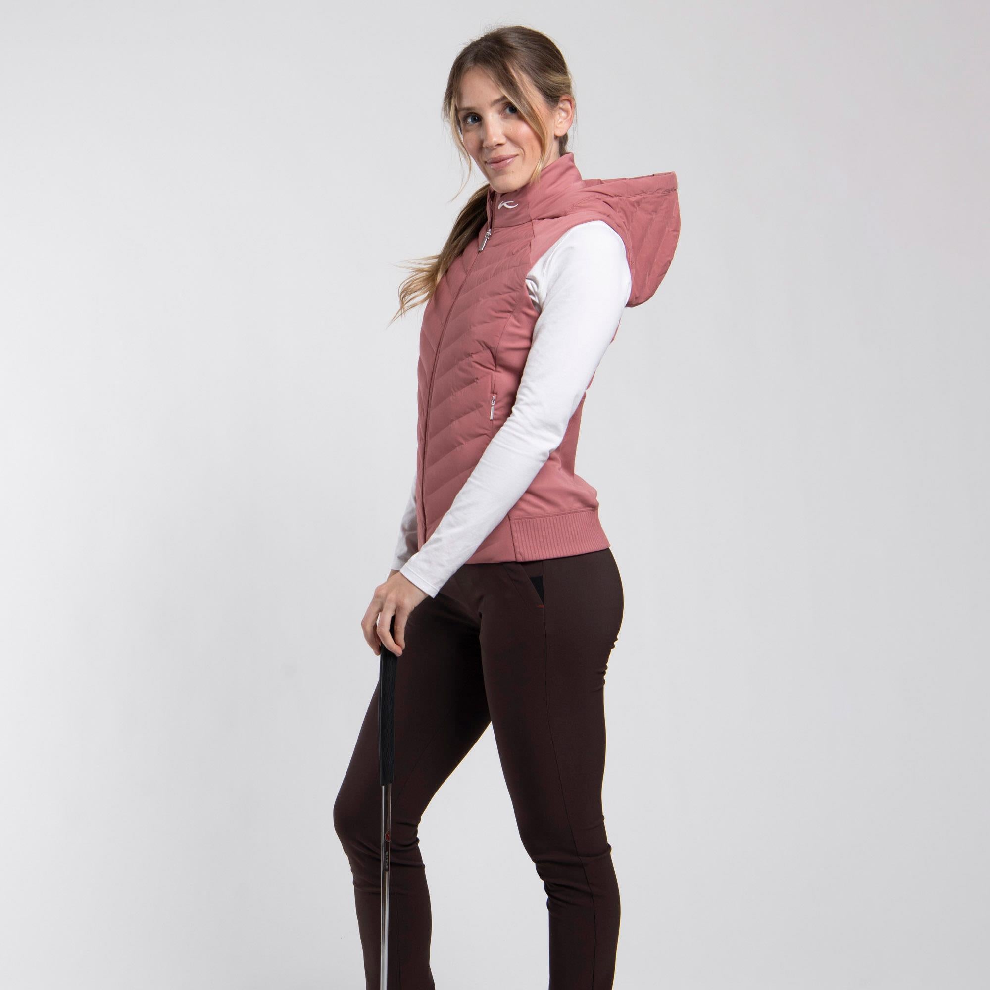 KJUS Sundance Padded Hooded Vest Sedona
