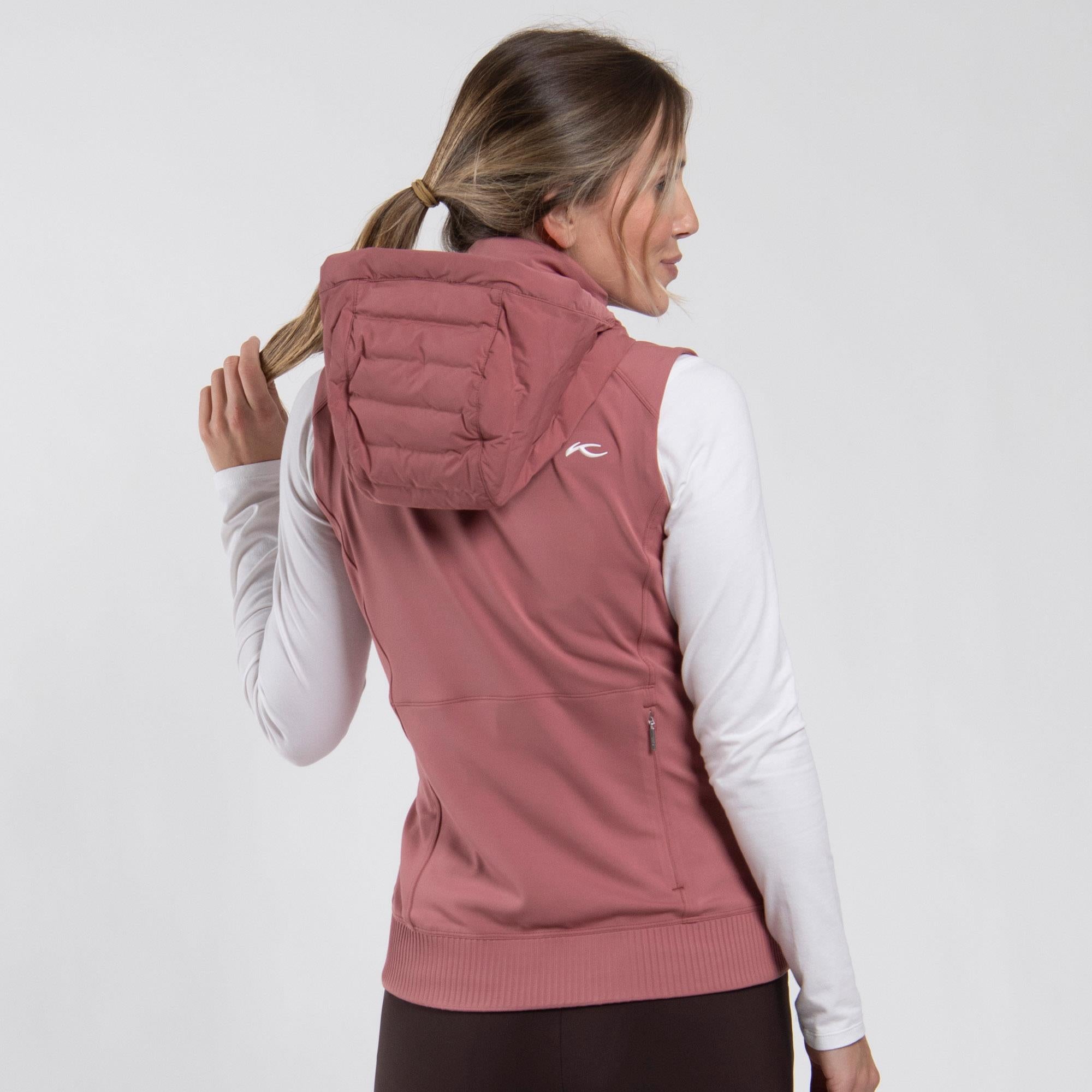 KJUS Sundance Padded Hooded Vest Sedona