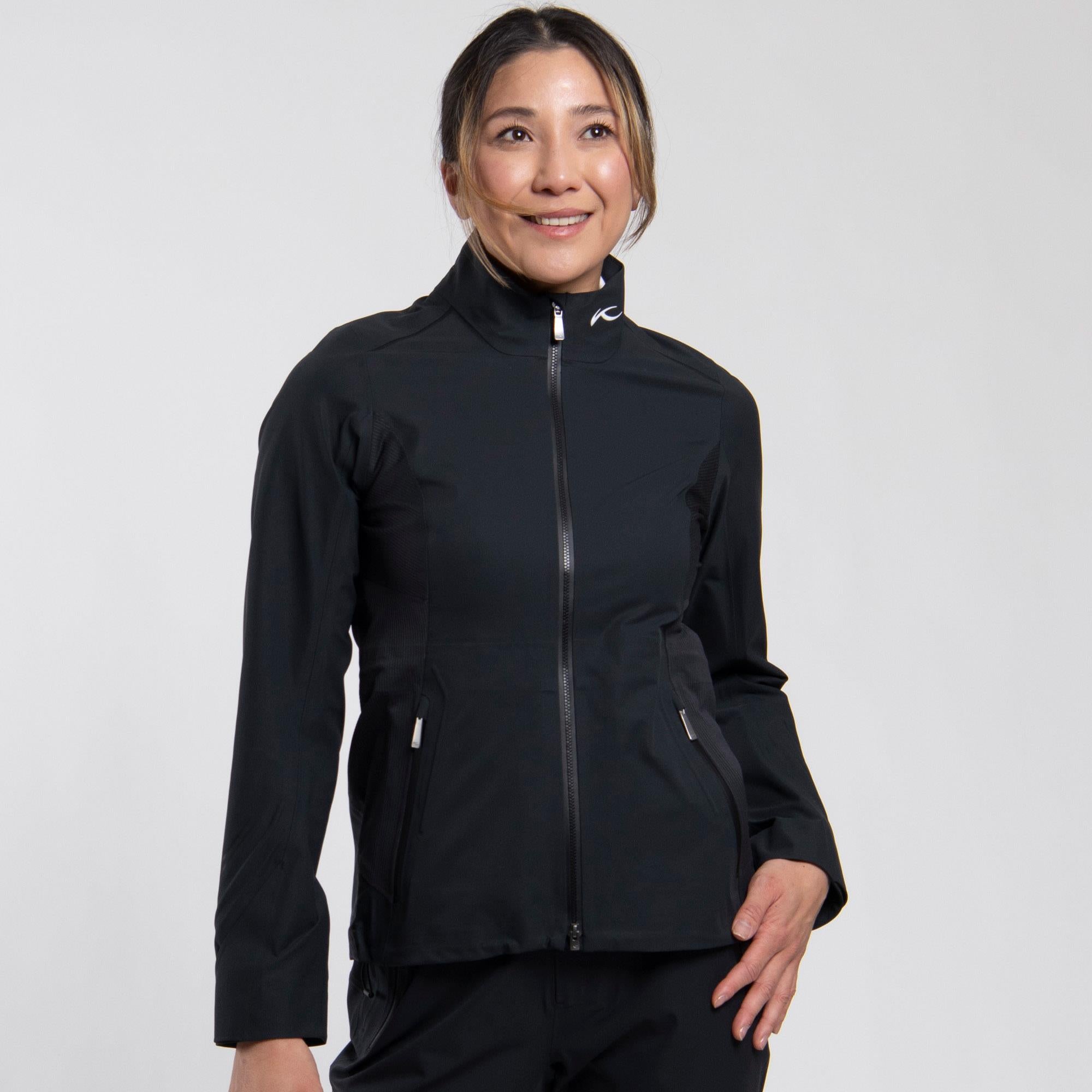 KJUS Pro 3L 3.0 Ladies Waterproof Golf Jacket Black