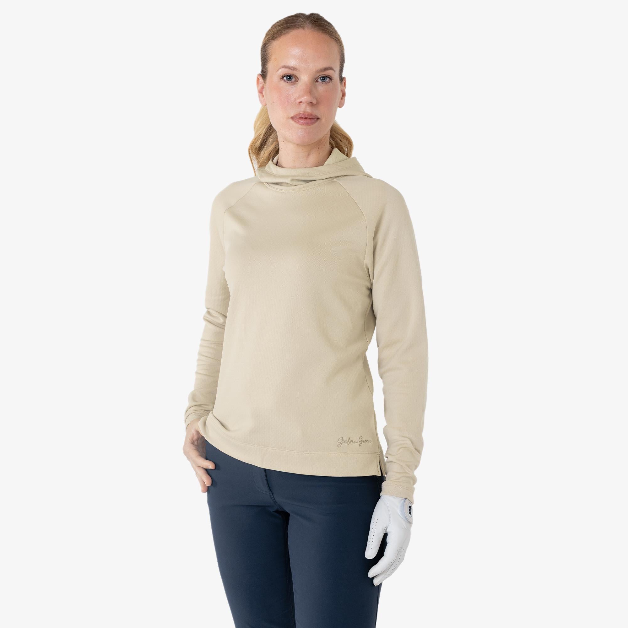 Galvin Green Daphne Insula Ladies Golf Hoodie Sand