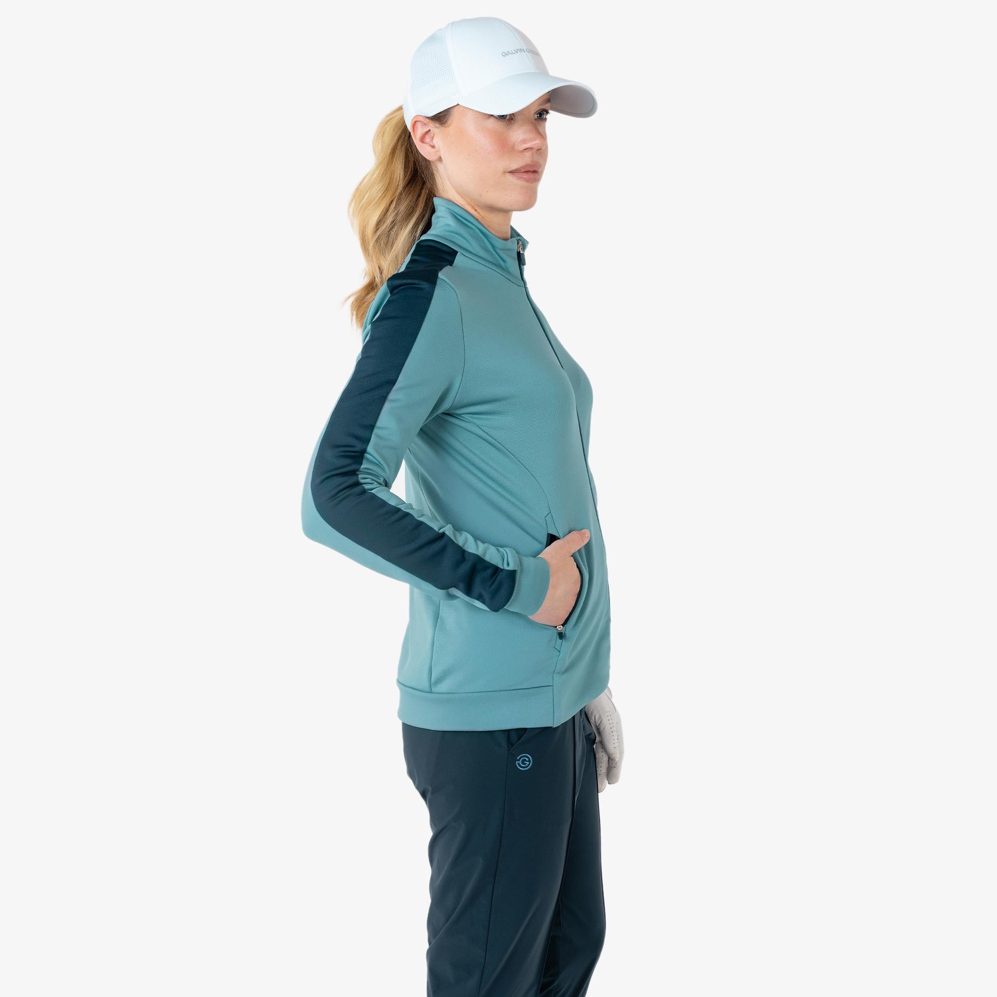 Galvin Green Dixie Insula Ladies Golf Mid Layer Storm Blue/Navy