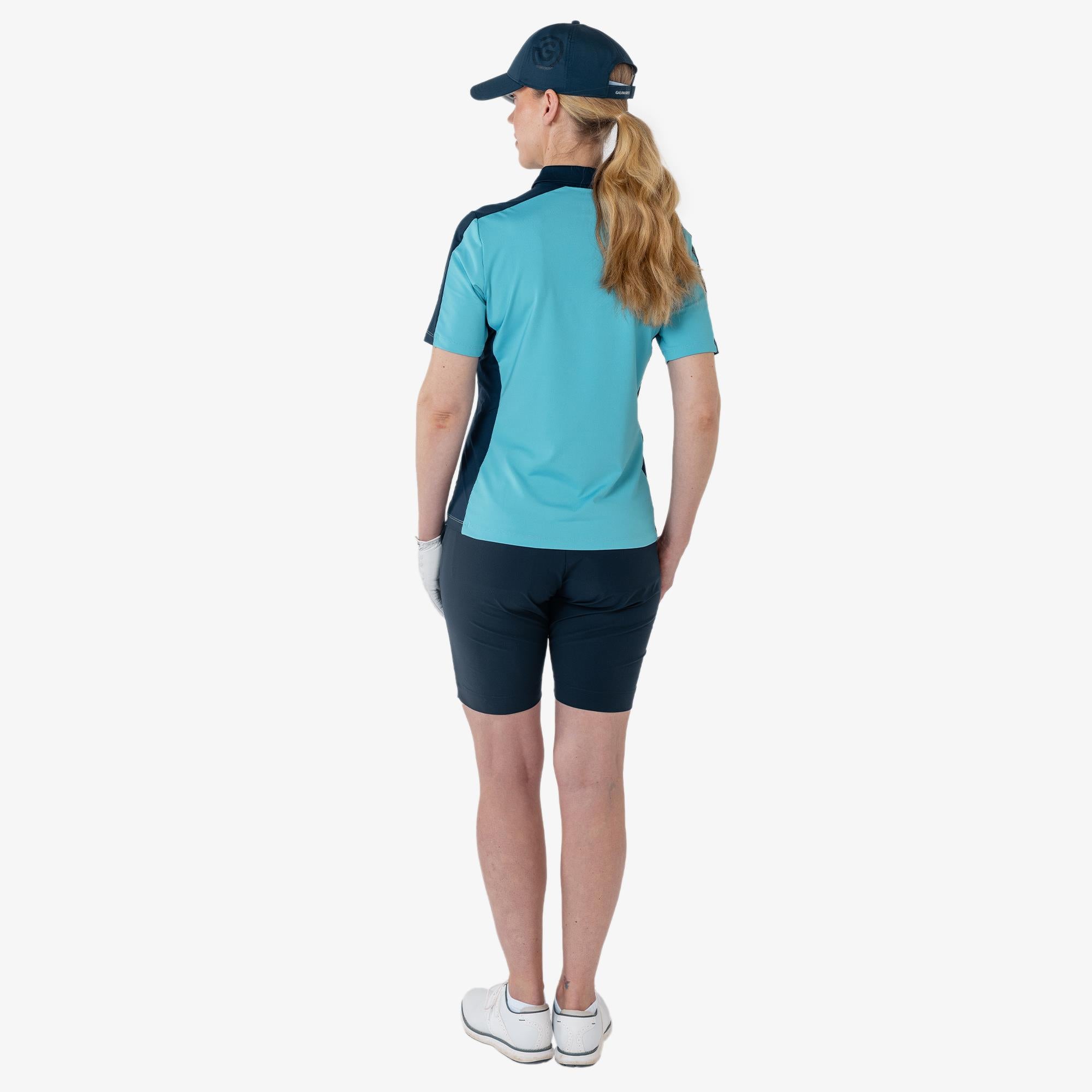 Galvin Green Mona Ventil8+ Ladies Golf Polo Shirt Delphinium Blue