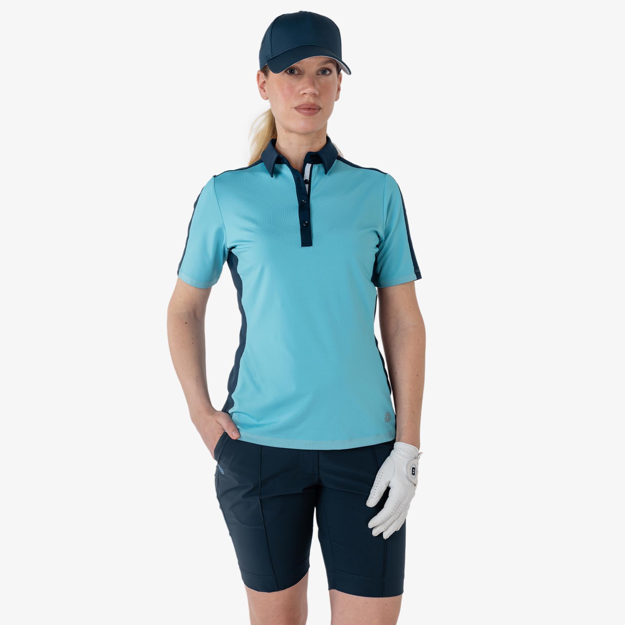 Galvin Green Mona Ventil8+ Ladies Golf Polo Shirt Delphinium Blue