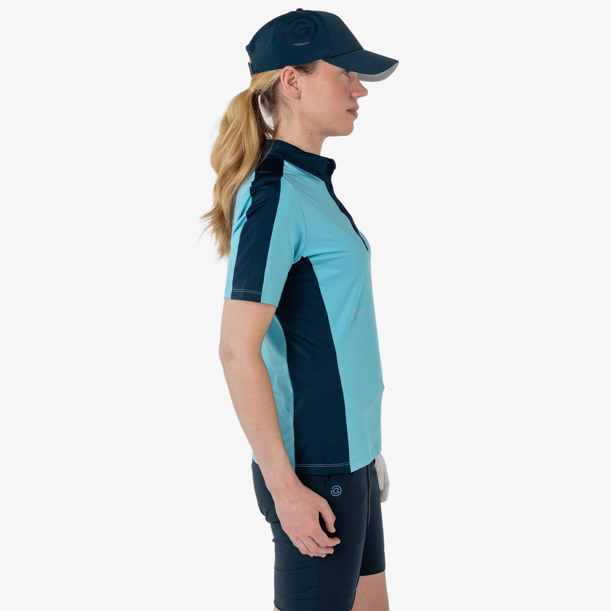 Galvin Green Mona Ventil8+ Ladies Golf Polo Shirt Delphinium Blue