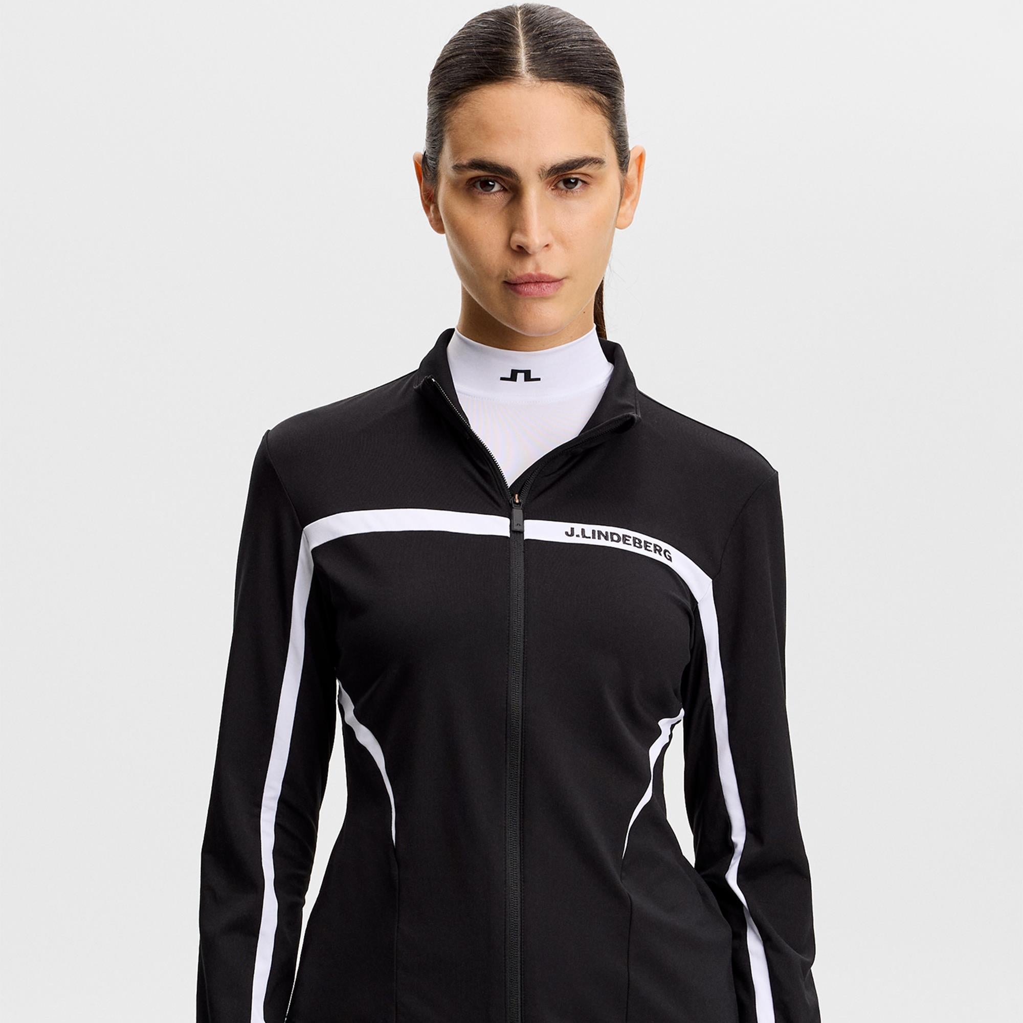 J Lindeberg Janice Ladies Golf Mid Layer Black