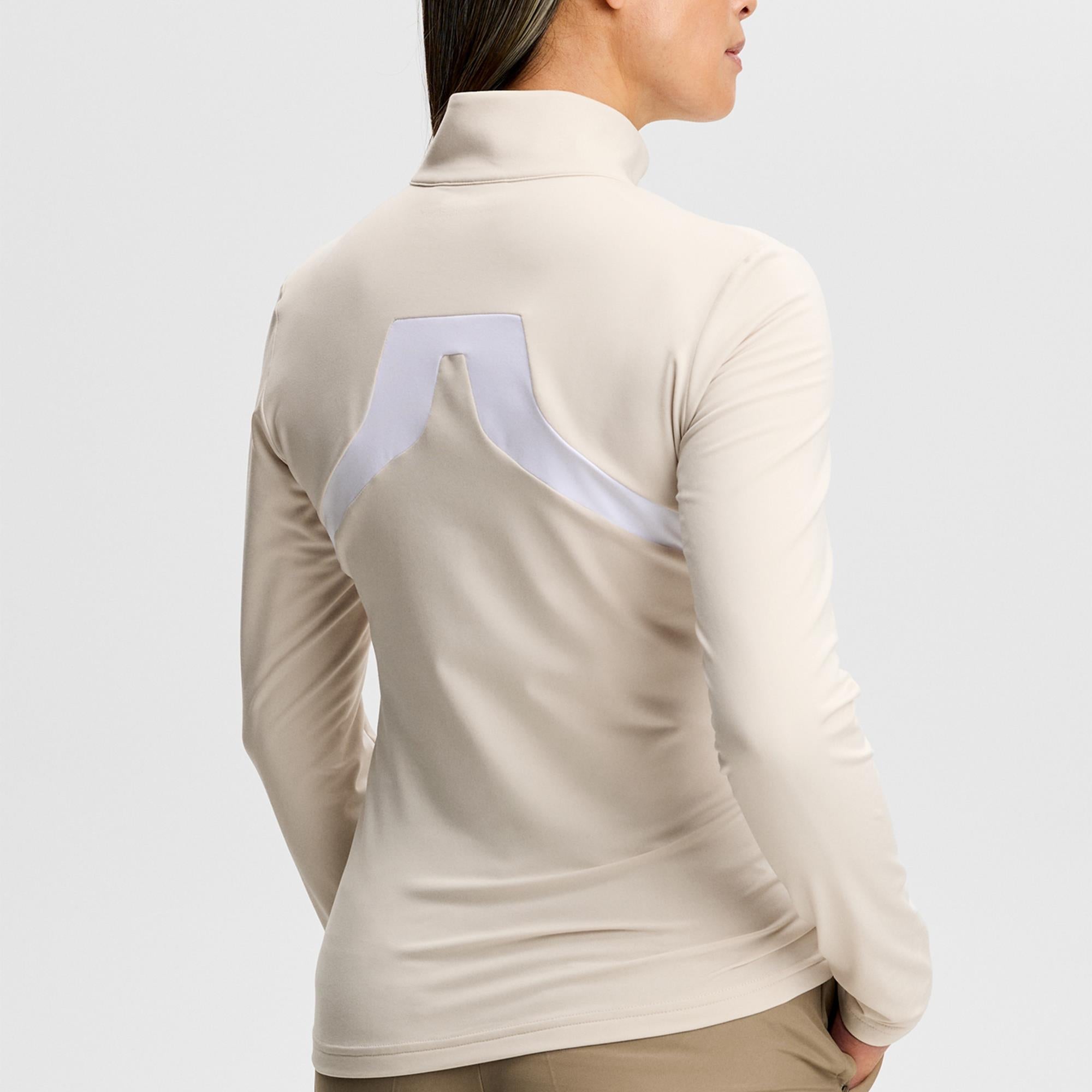 J Lindeberg Janice Ladies Golf Mid Layer Moonbeam