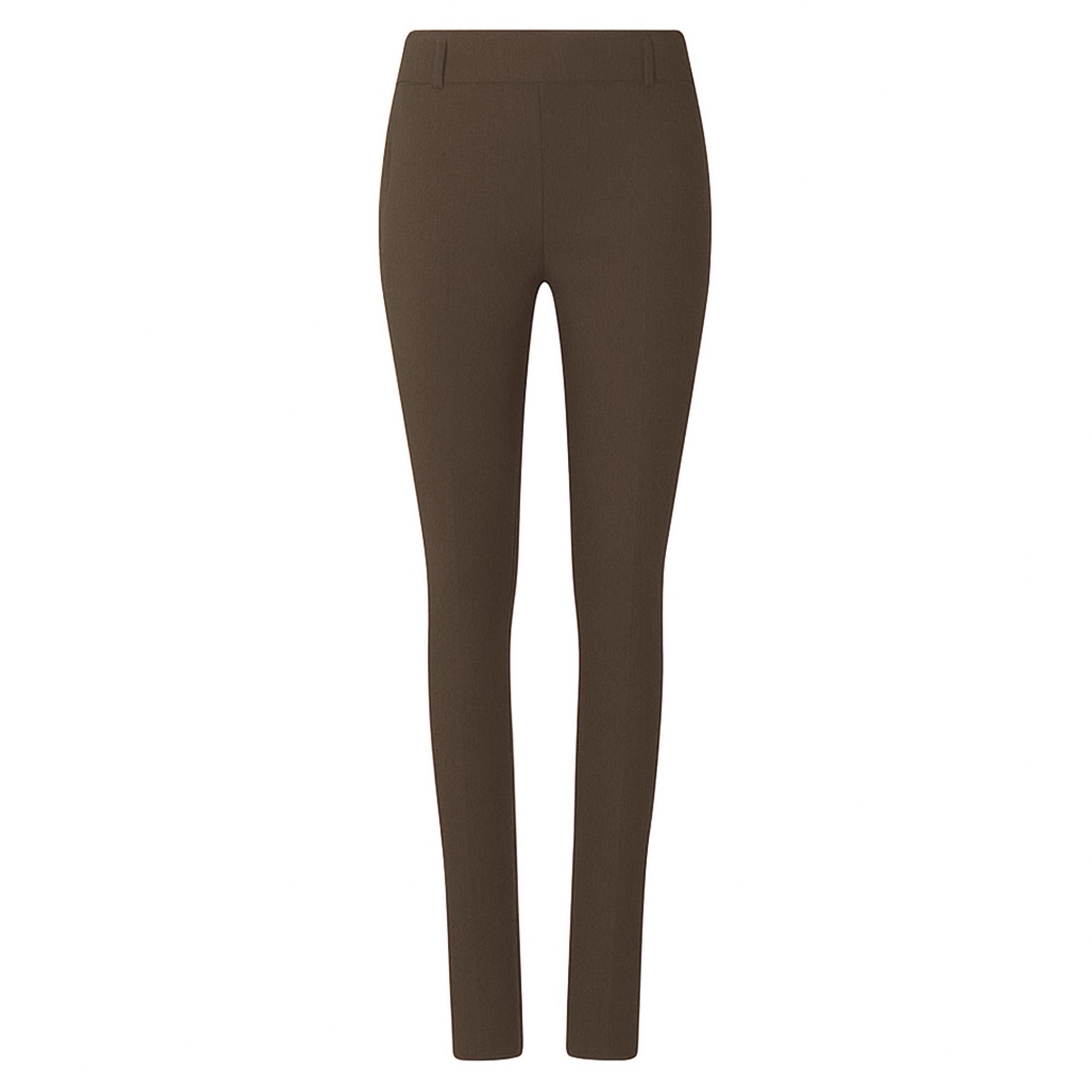 Pure Golf Charm2 Pull On Ladies Golf Trousers Cocoa Brown 29 Inch