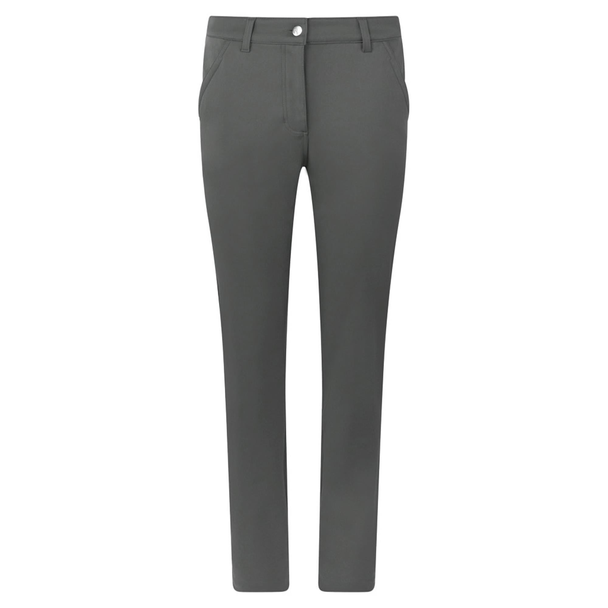 Pure Golf Bernie Ladies Thermal Winter Golf Trousers Charcoal Grey 27 Inch