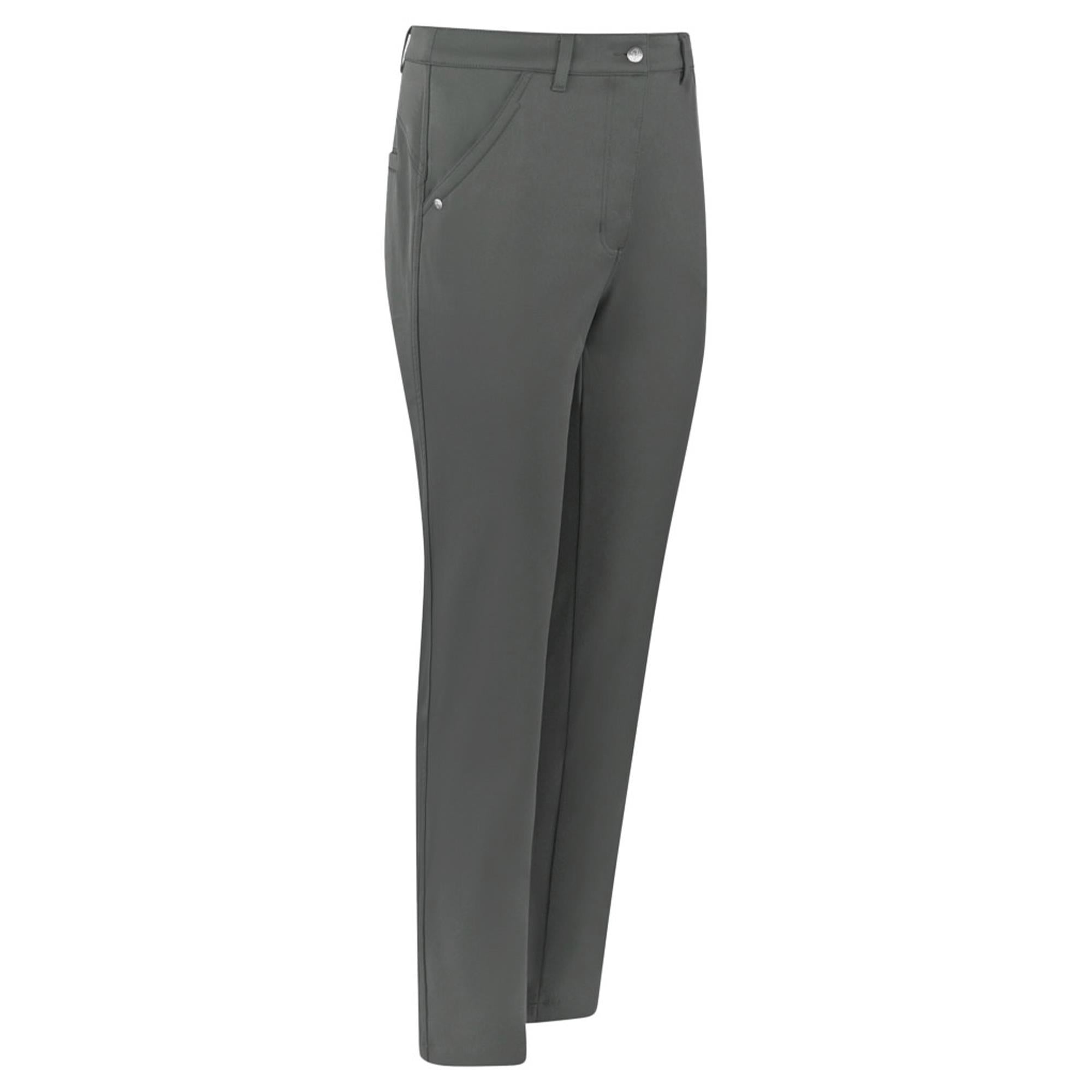 Pure Golf Bernie Ladies Thermal Winter Golf Trousers Charcoal Grey 27 Inch
