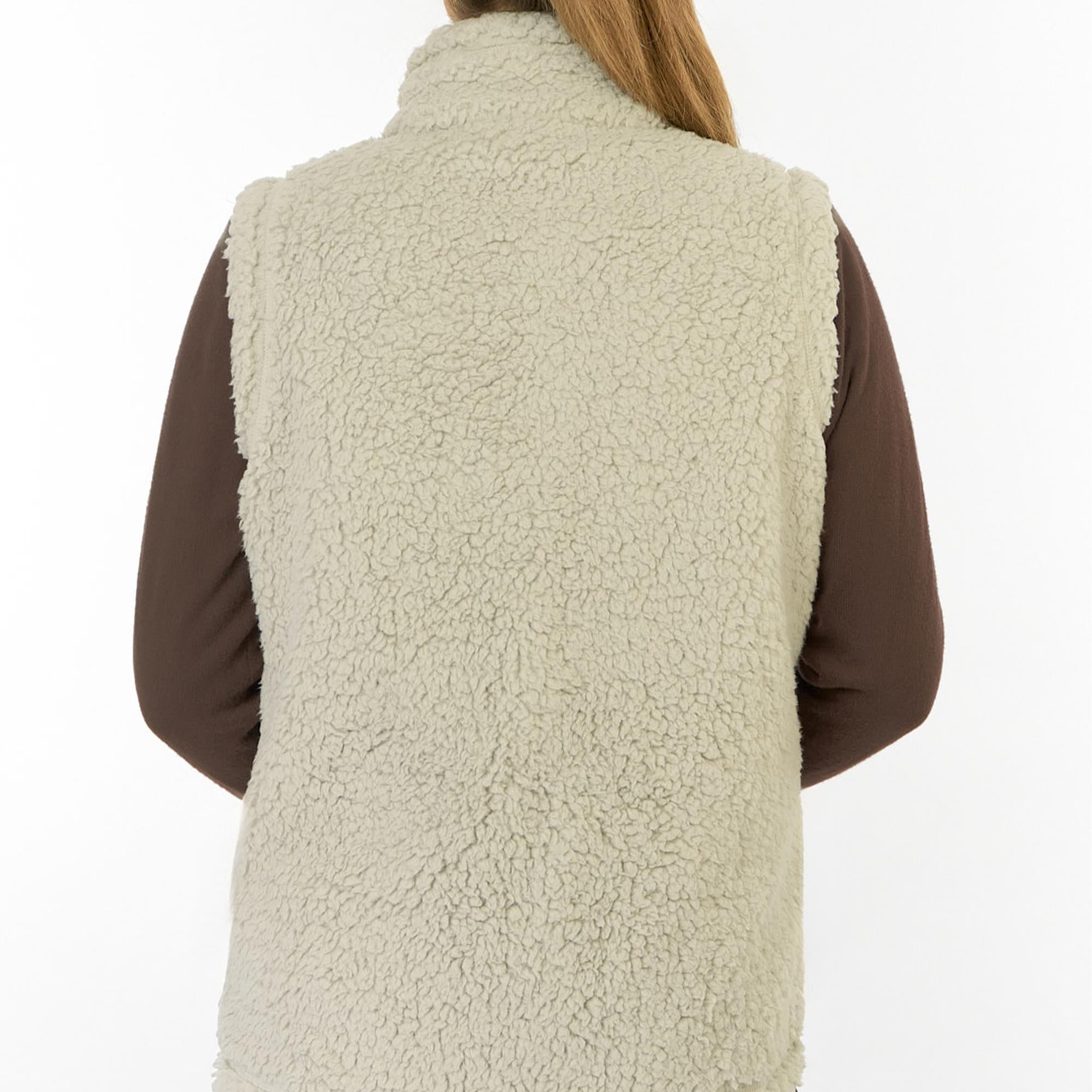 Pure Golf Dolly Fleece Ladies Golf Gilet Oyster