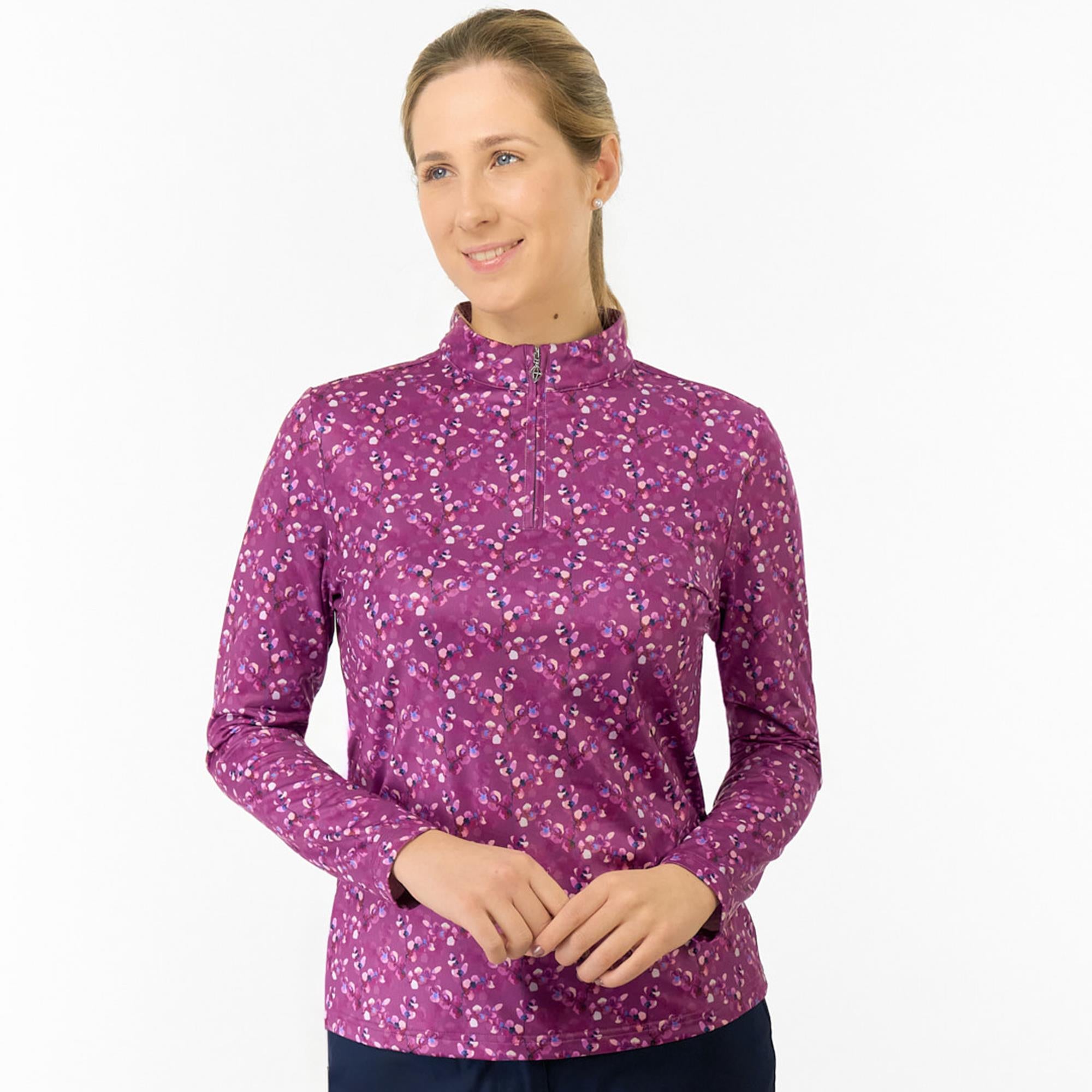 Pure Golf Arusha Ladies Golf Mid Layer Morello Orchard