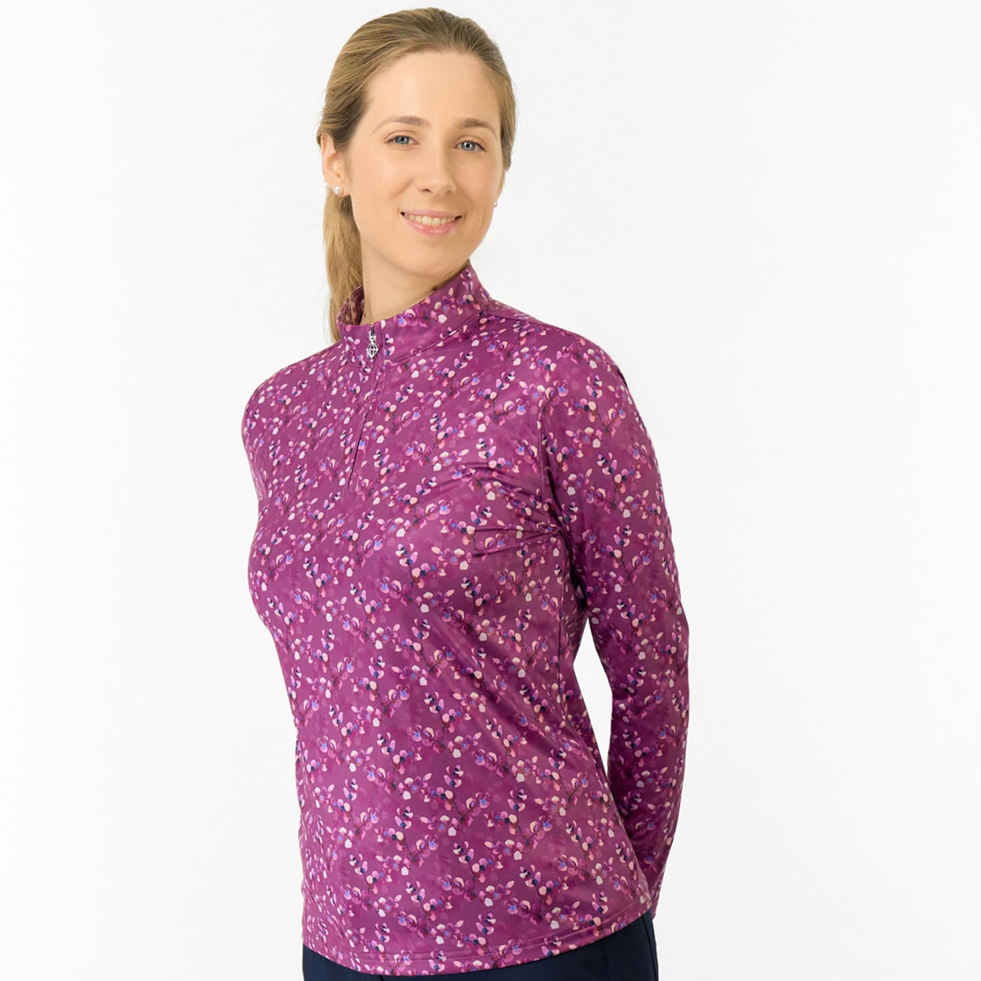 Pure Golf Arusha Ladies Golf Mid Layer Morello Orchard