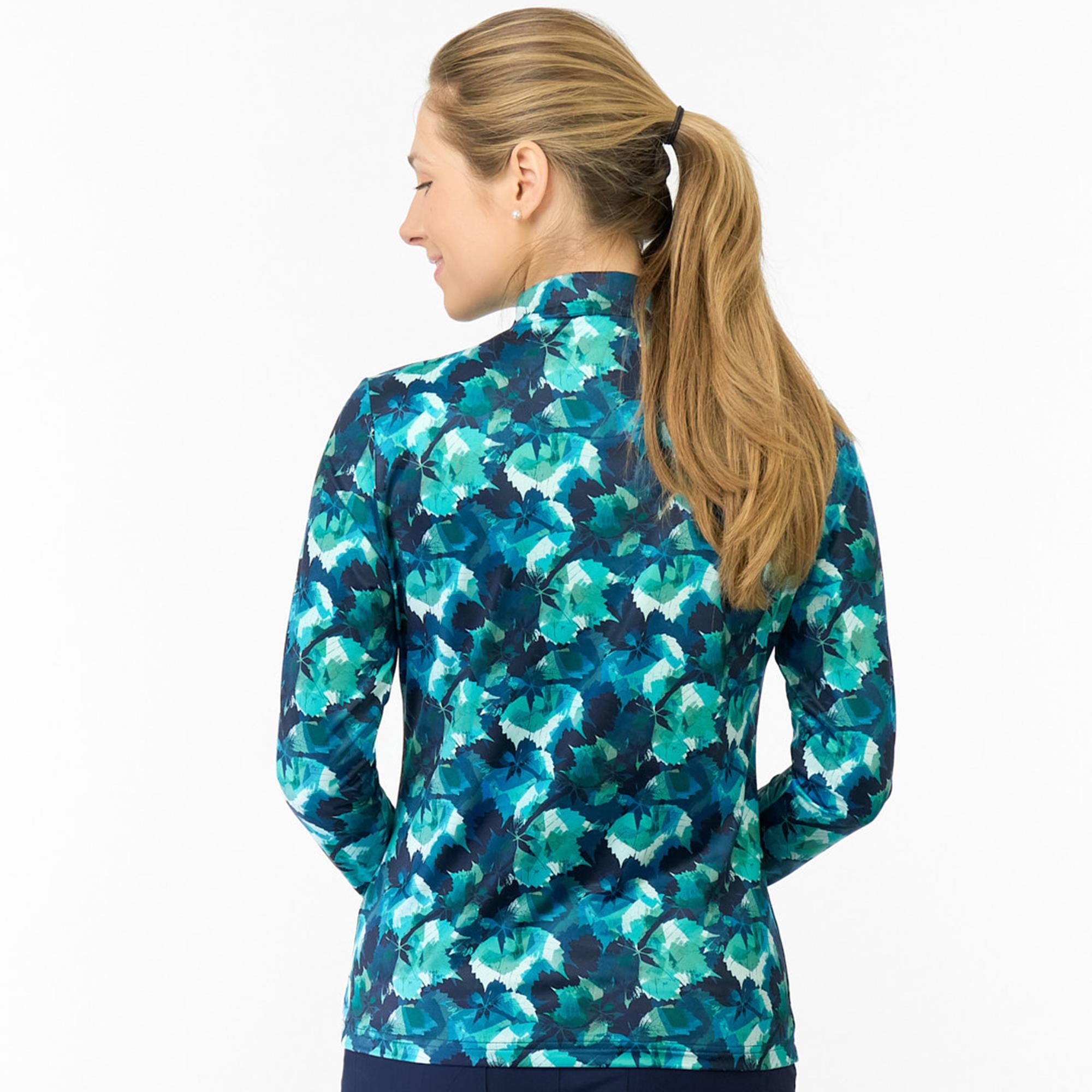 Pure Golf Arusha Ladies Golf Mid Layer Leaf Lagoon