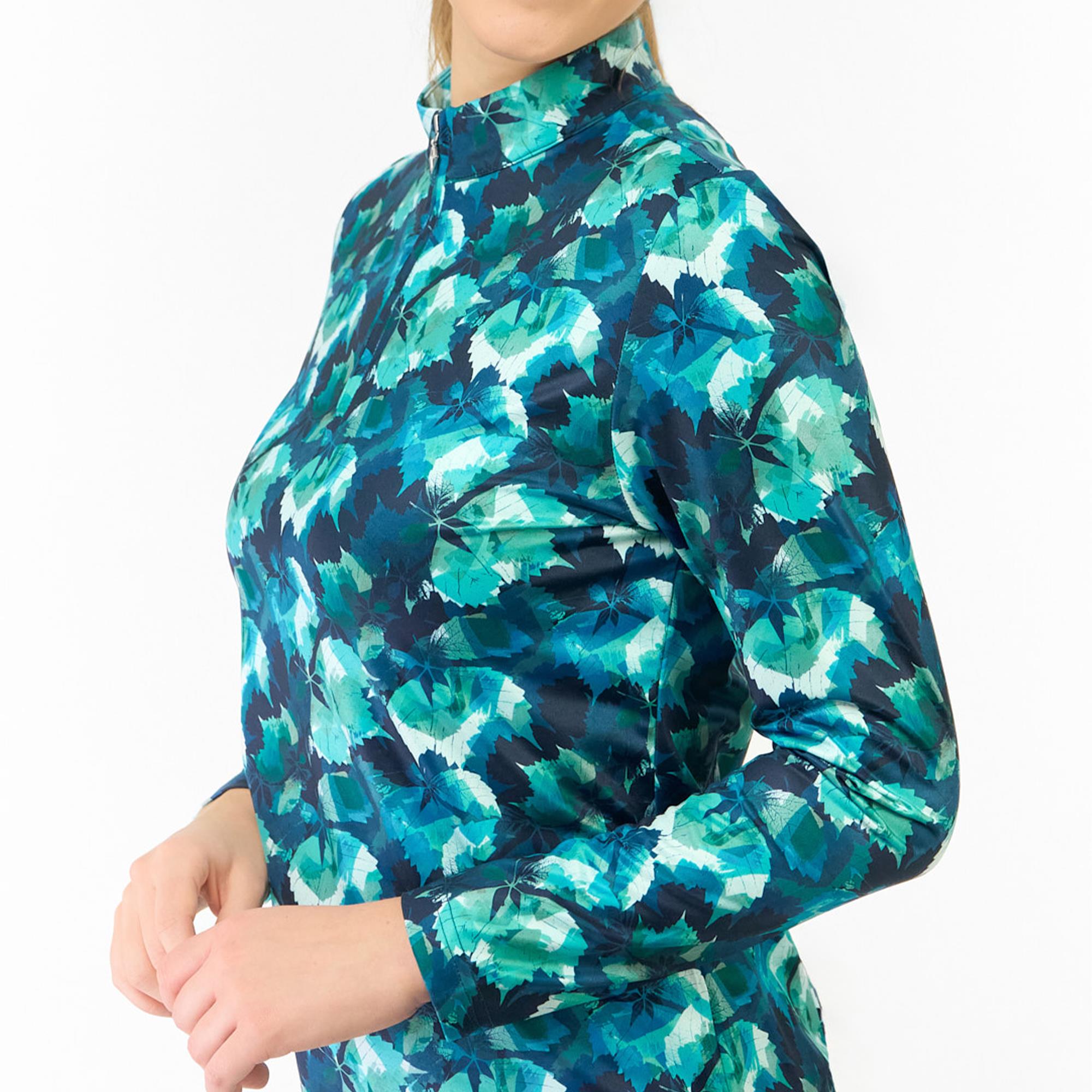 Pure Golf Arusha Ladies Golf Mid Layer Leaf Lagoon