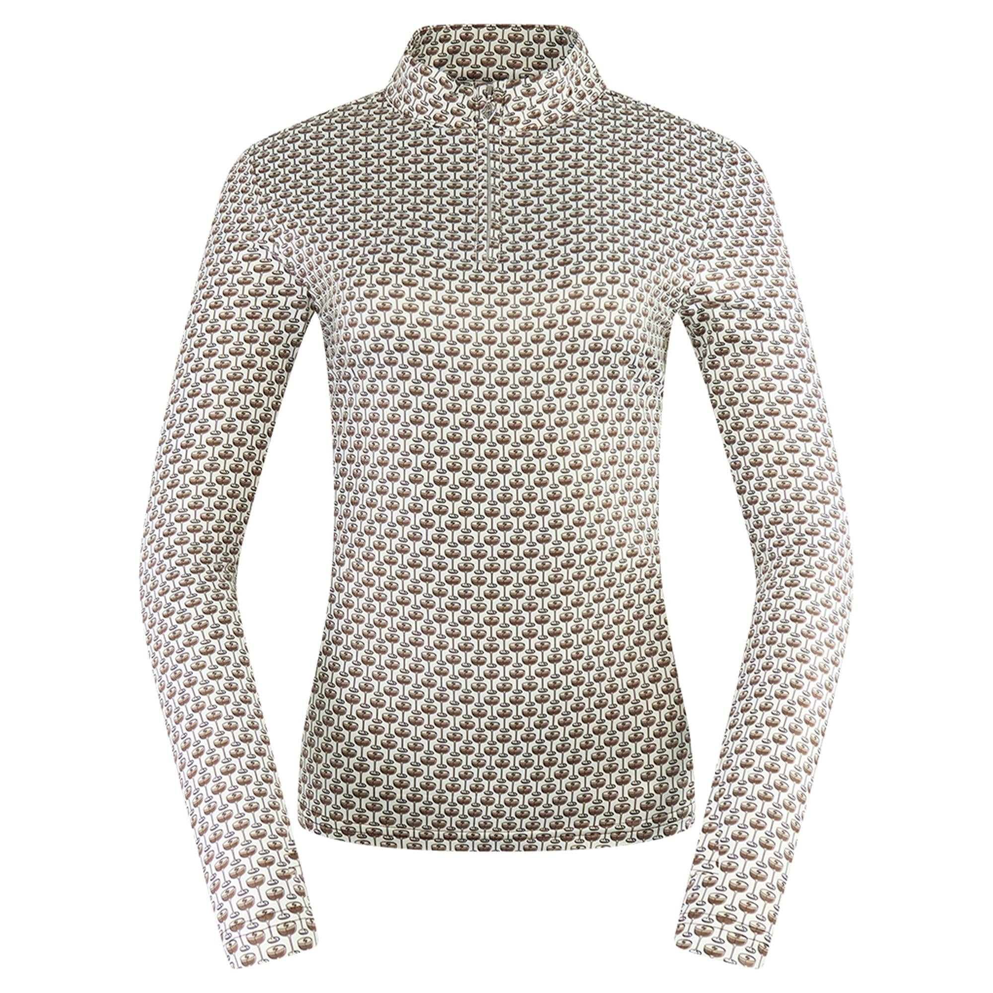 Pure Golf Arusha Ladies Golf Mid Layer Espresso Martee-Ni