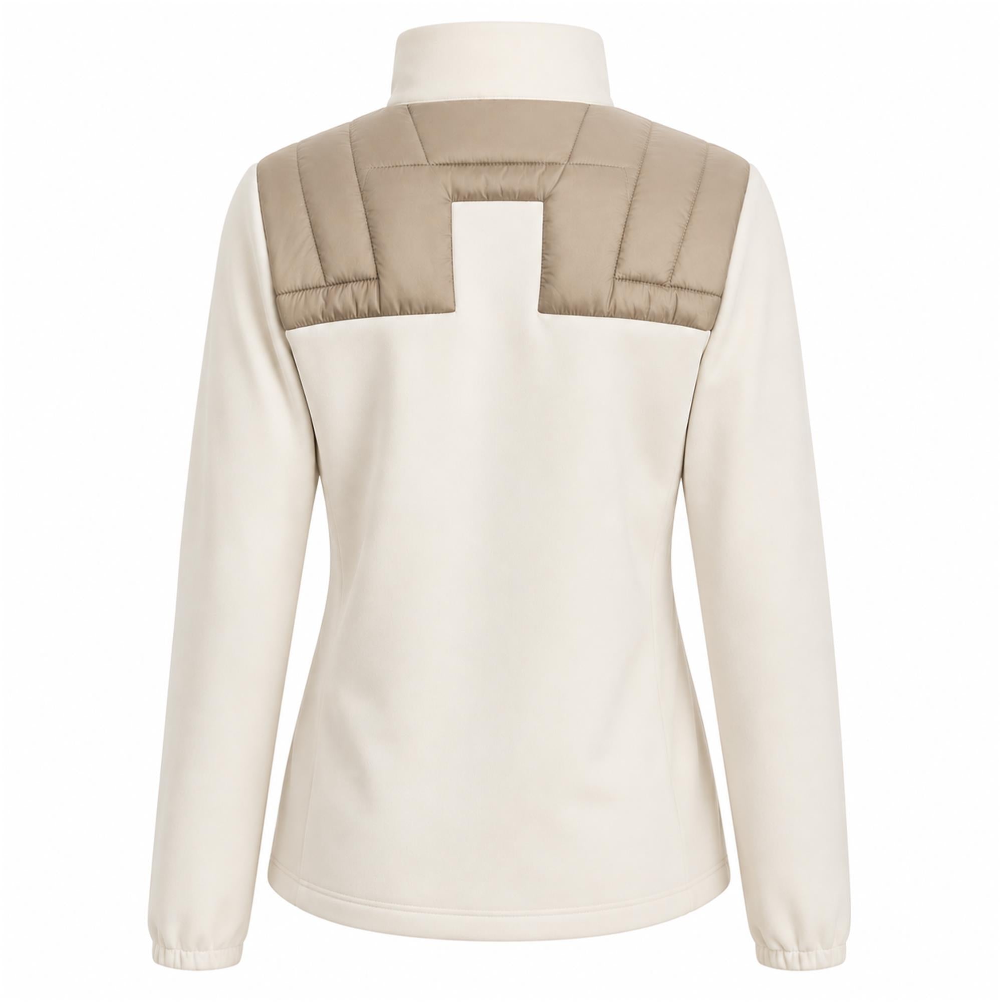 J Lindeberg Holma Quilt Hybrid Ladies Golf Jacket Brindle