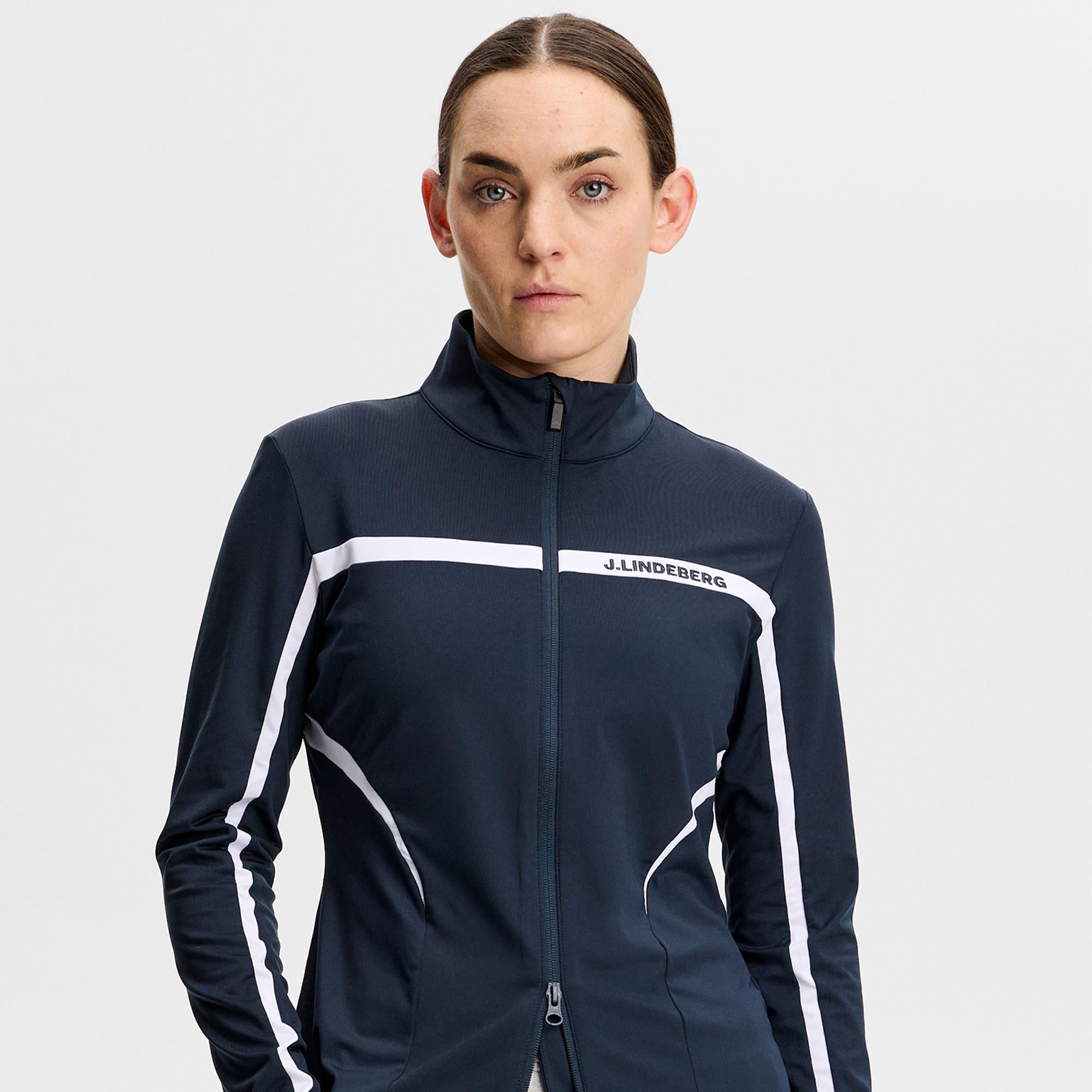 J Lindeberg Janice Ladies Golf Mid Layer Navy