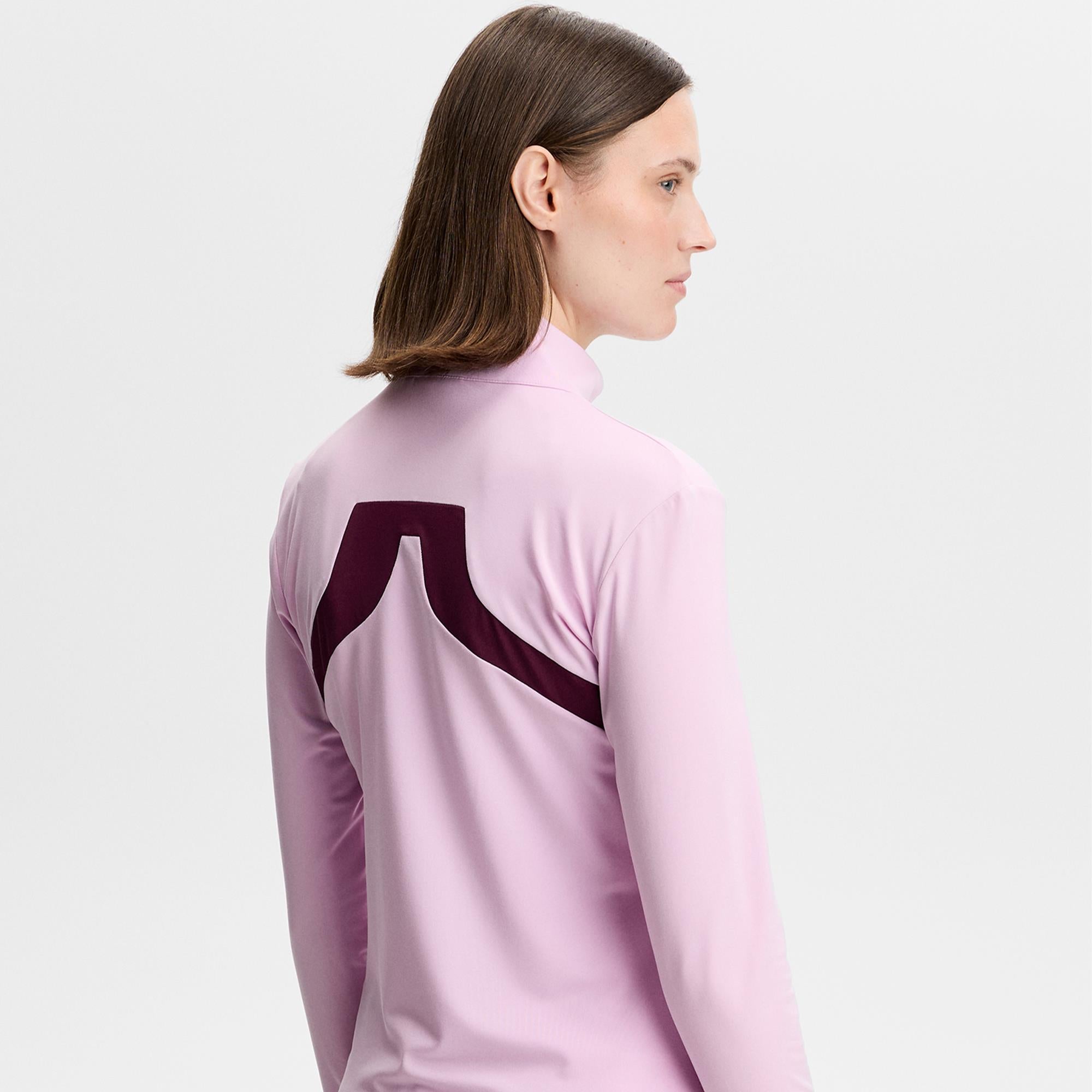 J Lindeberg Janice Ladies Golf Mid Layer Orchid Bouquet